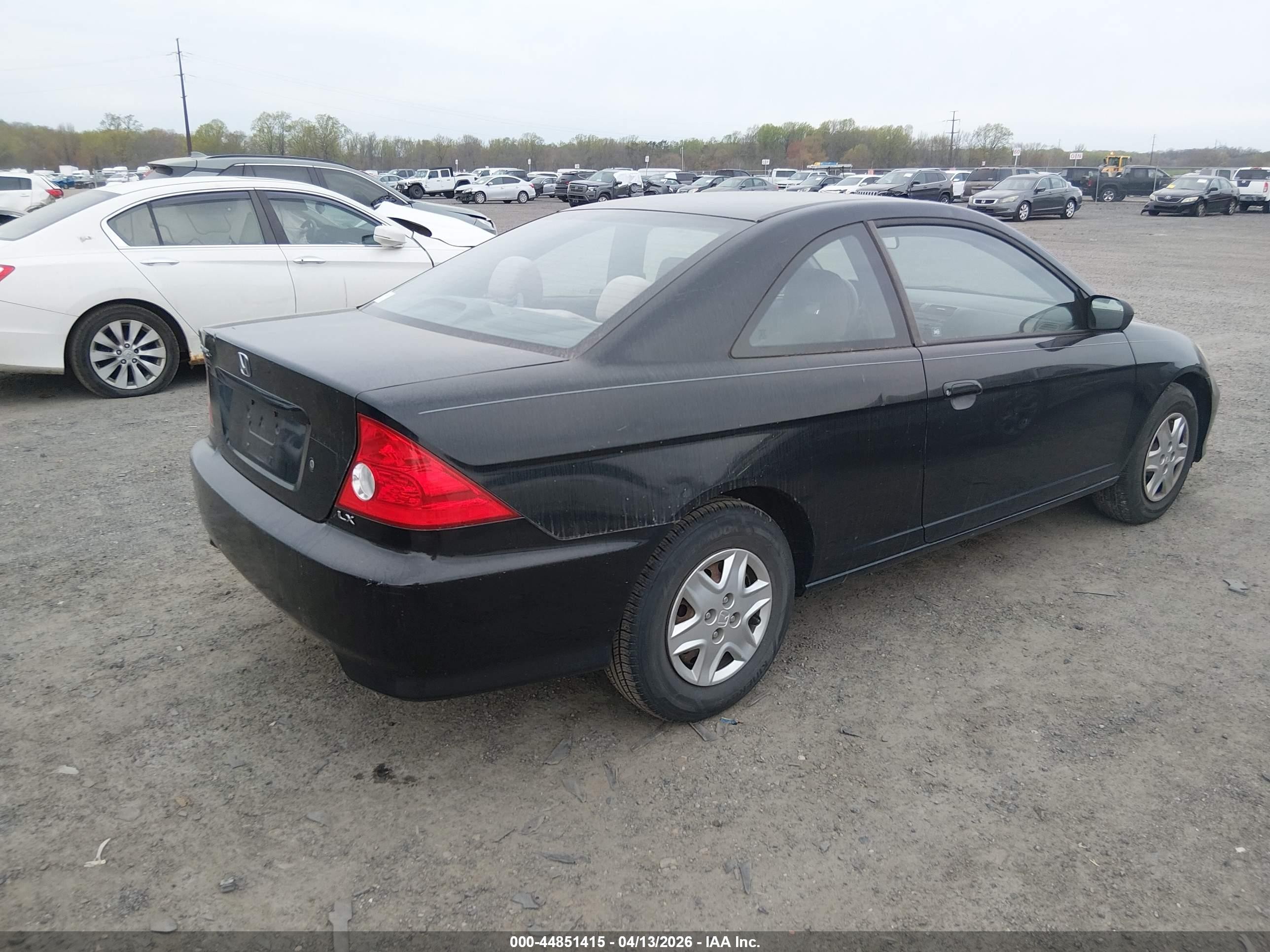 2005 Honda Civic Lx Black vin: 1HGEM22505L023011