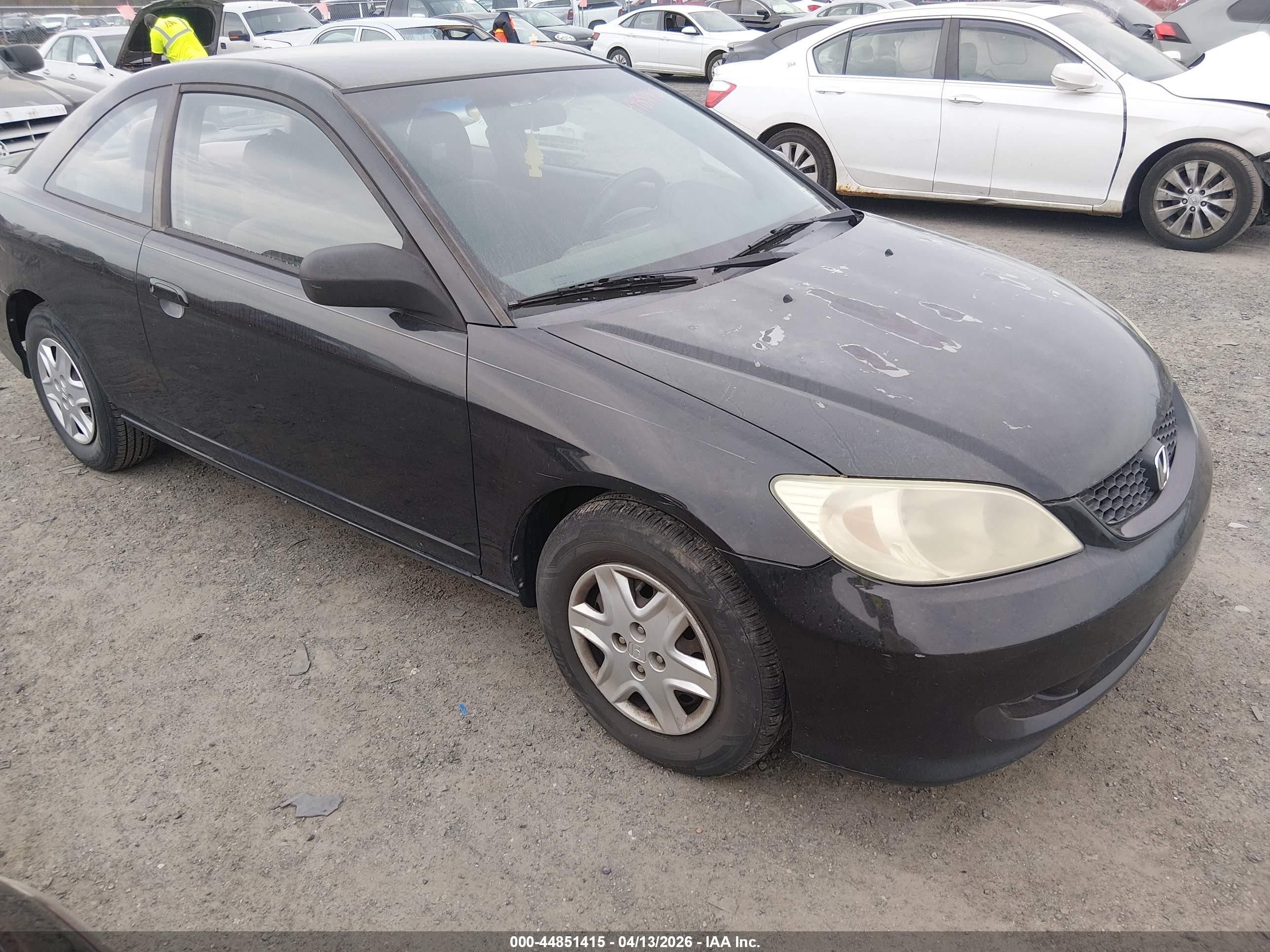 2005 Honda Civic Lx Black vin: 1HGEM22505L023011