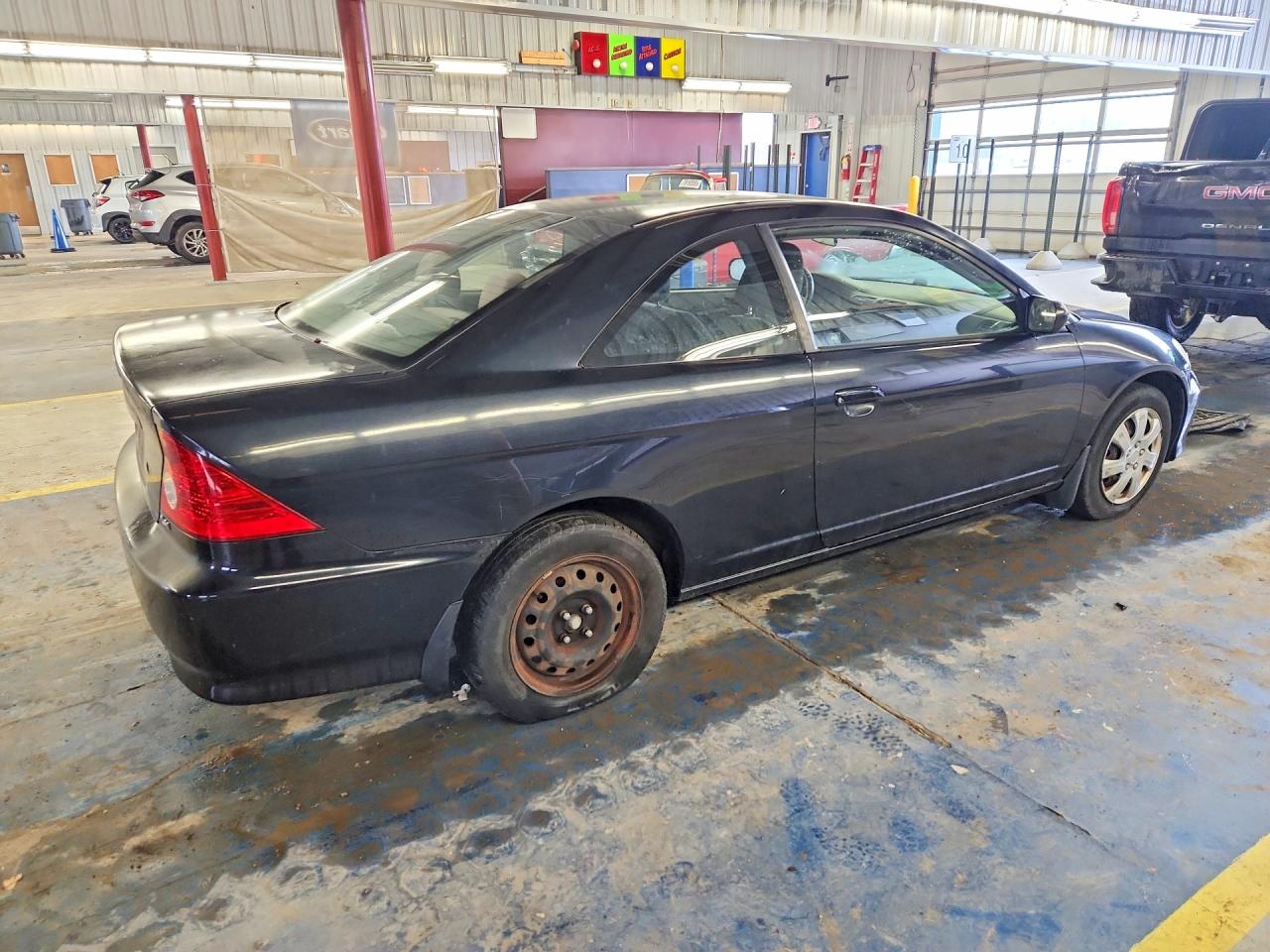 2005 Honda Civic Black vin: 1HGEM22505L058552