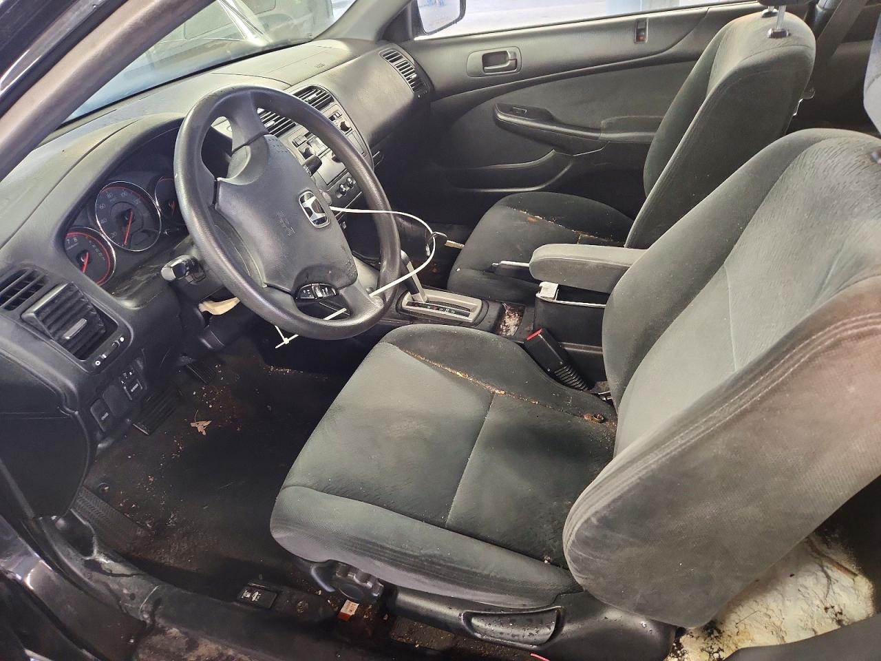 2005 Honda Civic Black vin: 1HGEM22505L058552