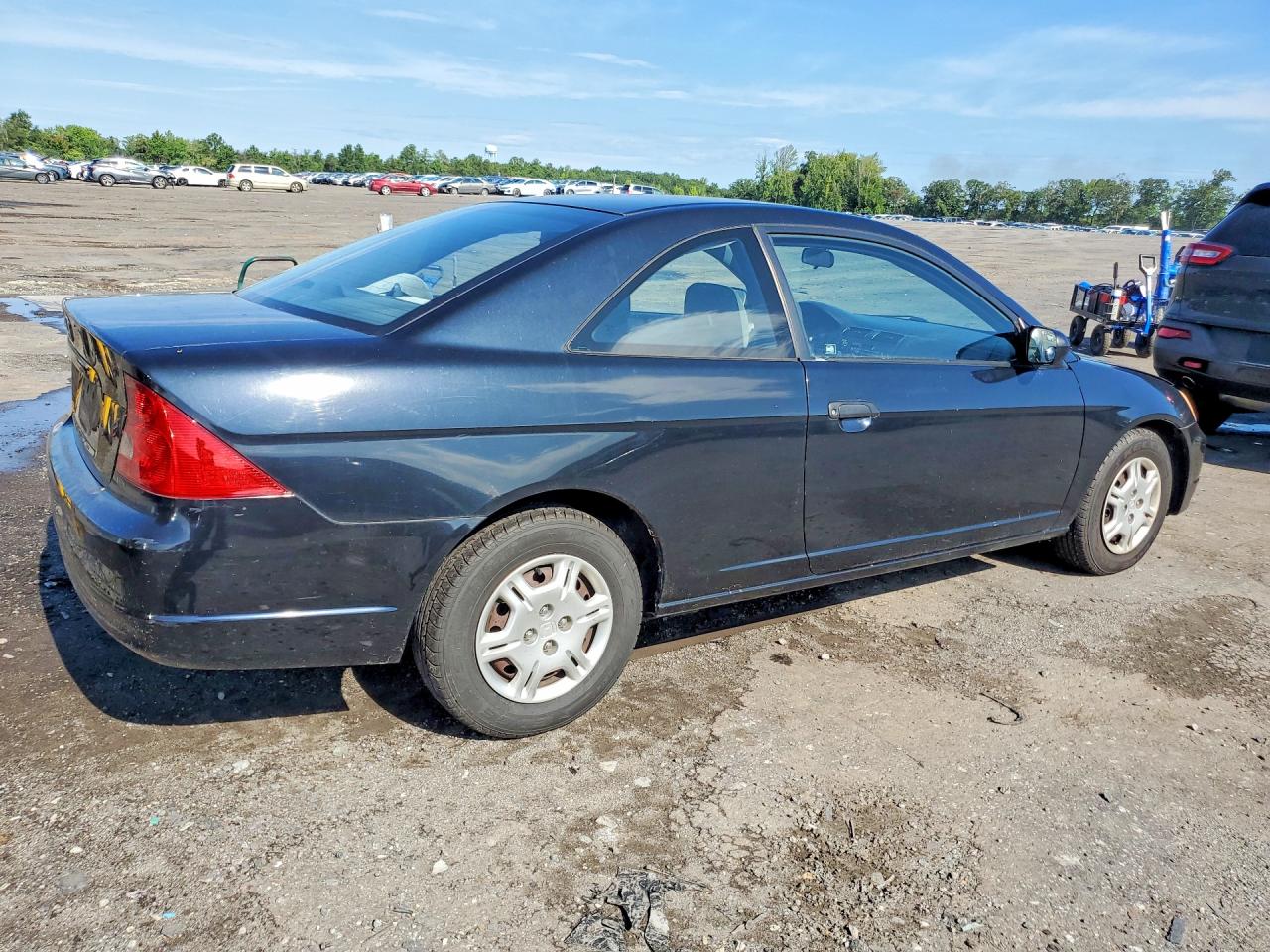 2001 Honda Civic Lx Black vin: 1HGEM22511L068064