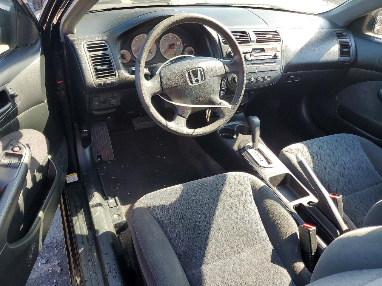 2001 Honda Civic Lx Black vin: 1HGEM22511L068064