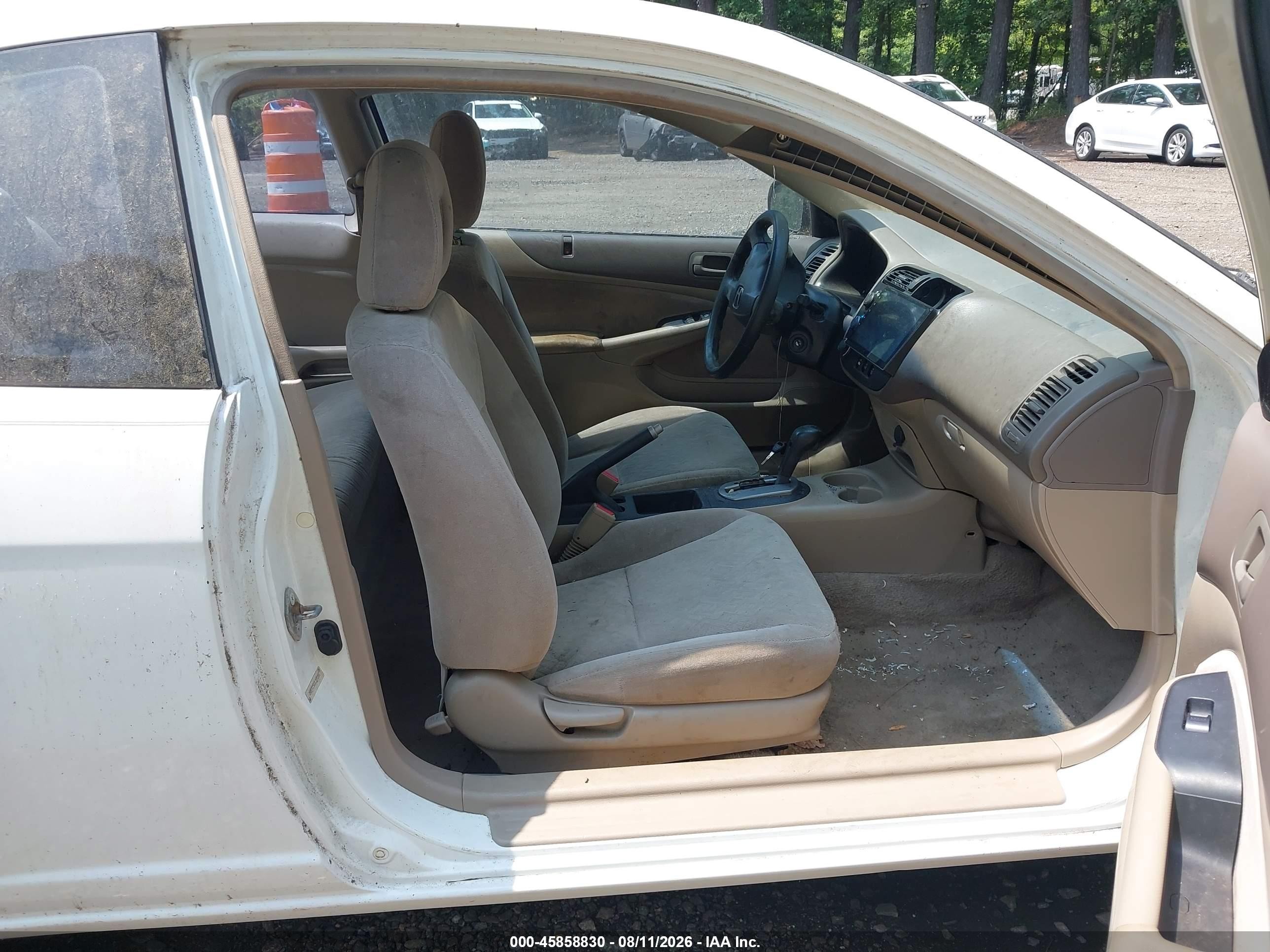 2001 Honda Civic Lx White vin: 1HGEM22511L106165