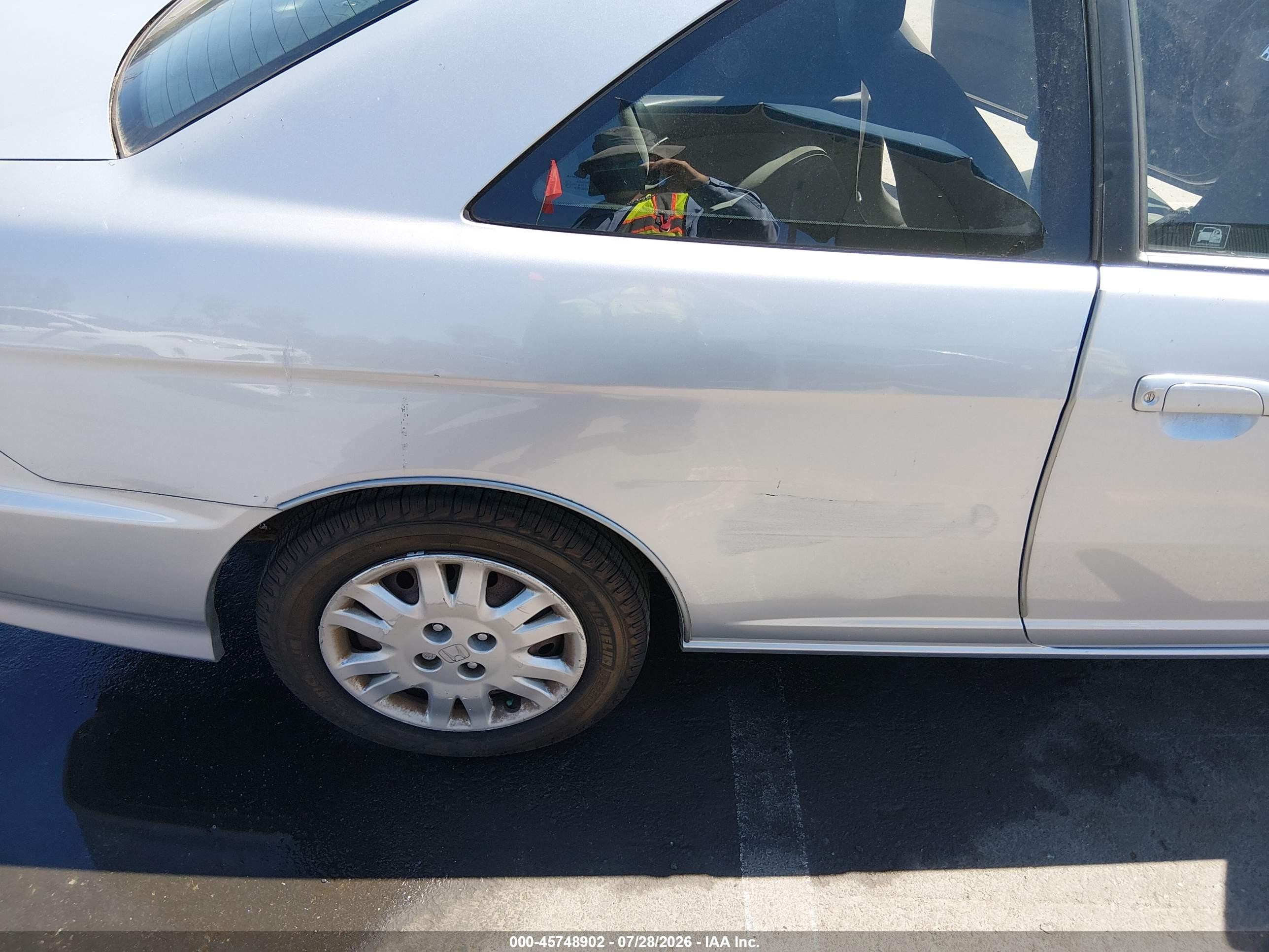 2004 Honda Civic Lx Silver vin: 1HGEM22514L064200
