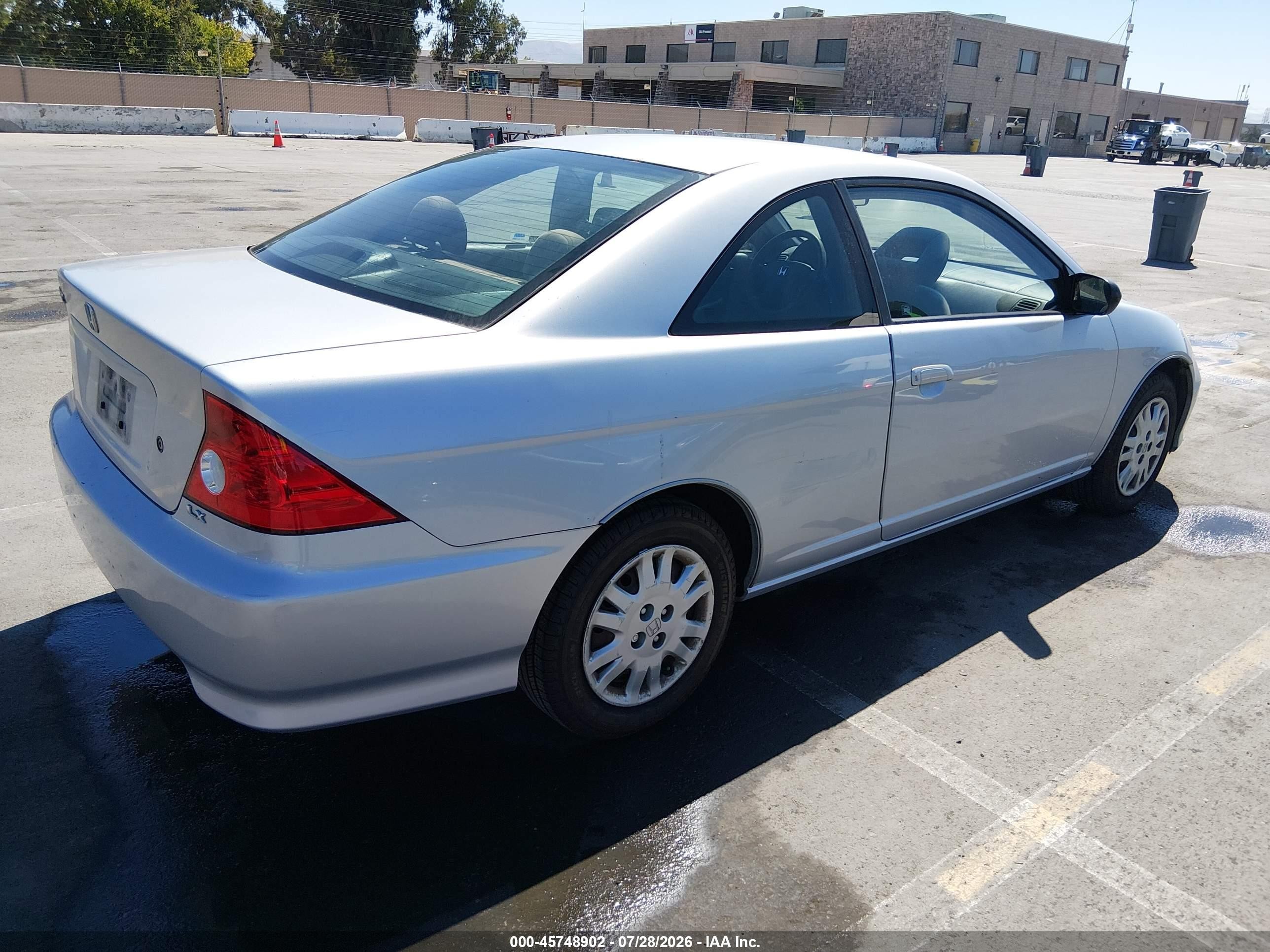 2004 Honda Civic Lx Silver vin: 1HGEM22514L064200