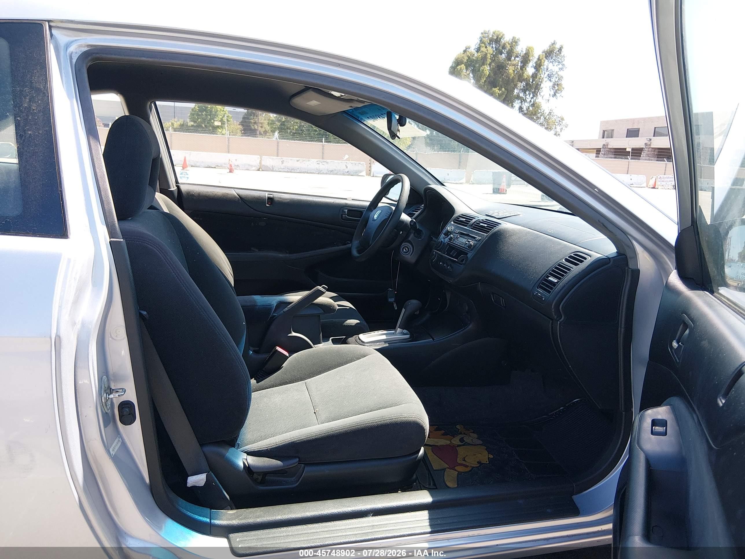 2004 Honda Civic Lx Silver vin: 1HGEM22514L064200