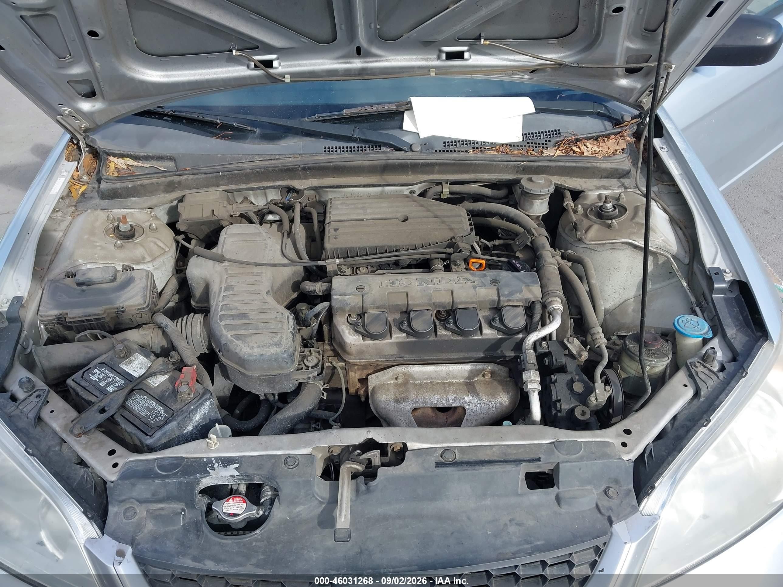 2005 Honda Civic Lx Silver vin: 1HGEM22515L011031