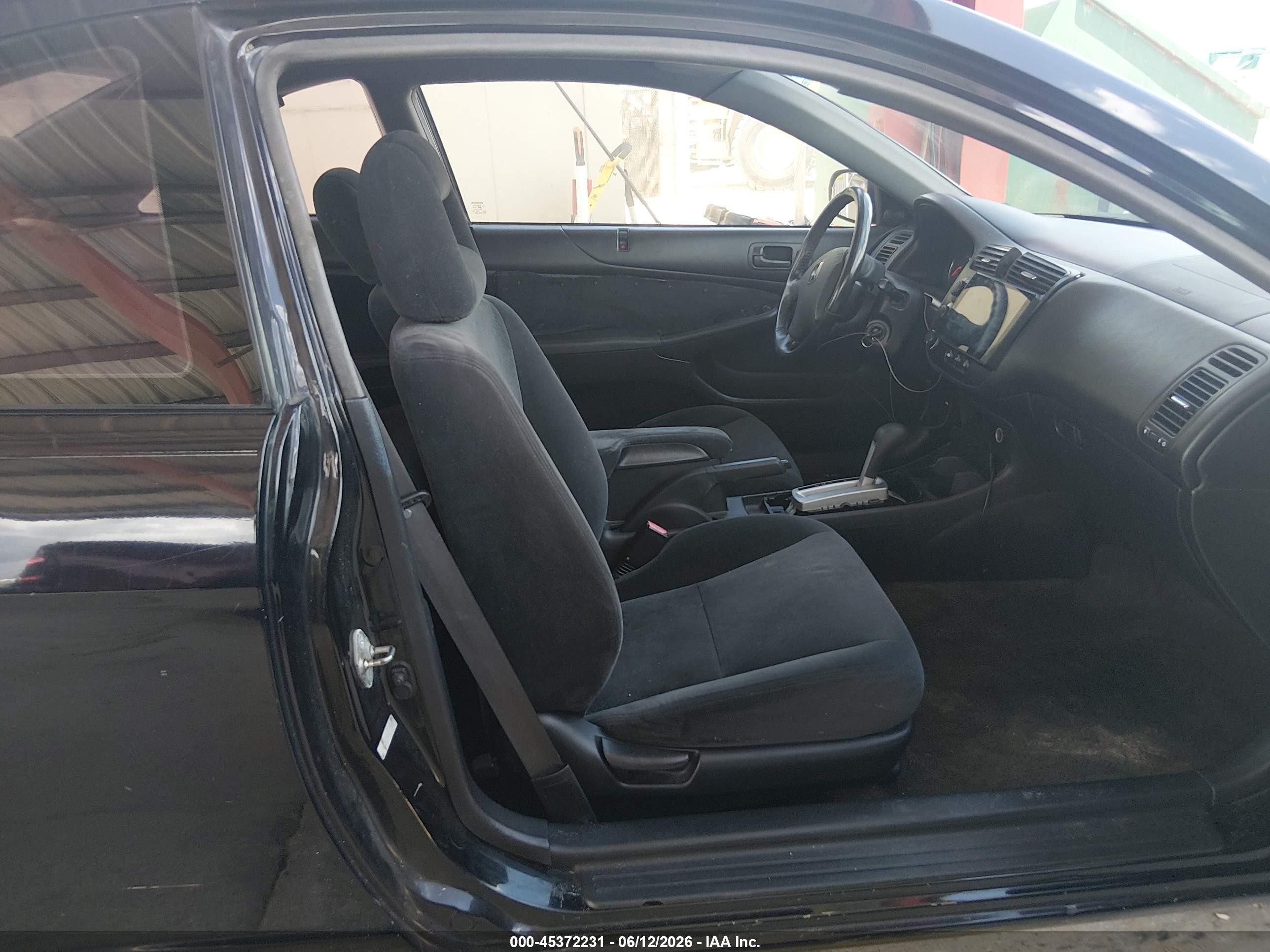 2005 Honda Civic Lx Black vin: 1HGEM22515L079524