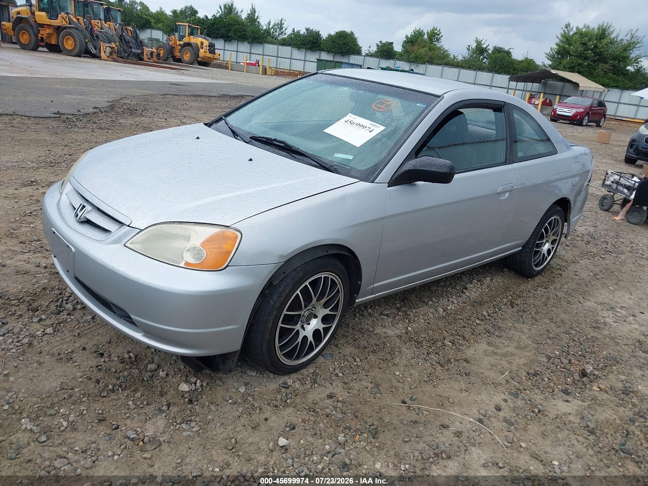 2003 Honda Civic Lx Gray vin: 1HGEM22523L067928