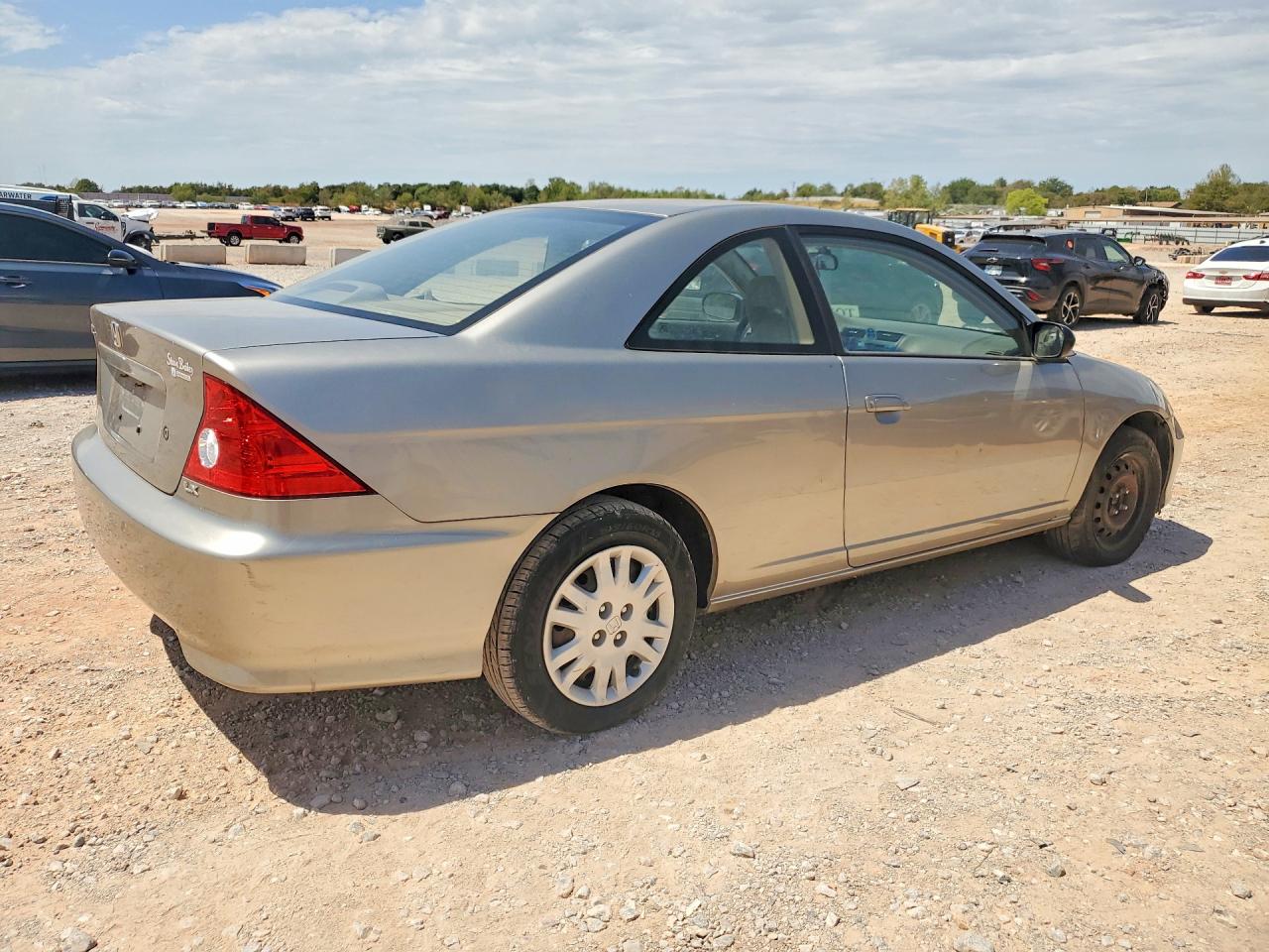 2004 Honda Civic Lx Gray vin: 1HGEM22524L067803