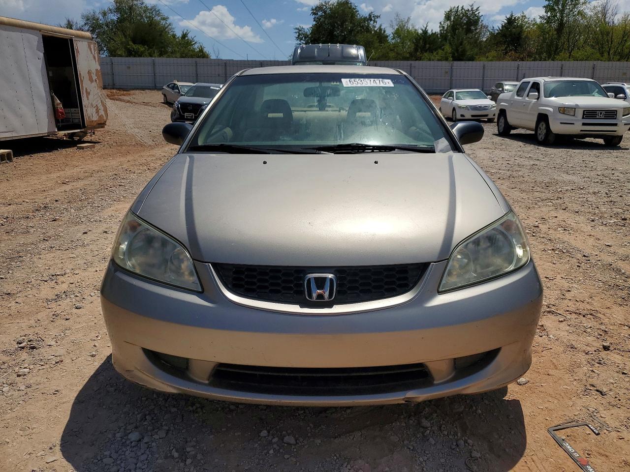 2004 Honda Civic Lx Gray vin: 1HGEM22524L067803