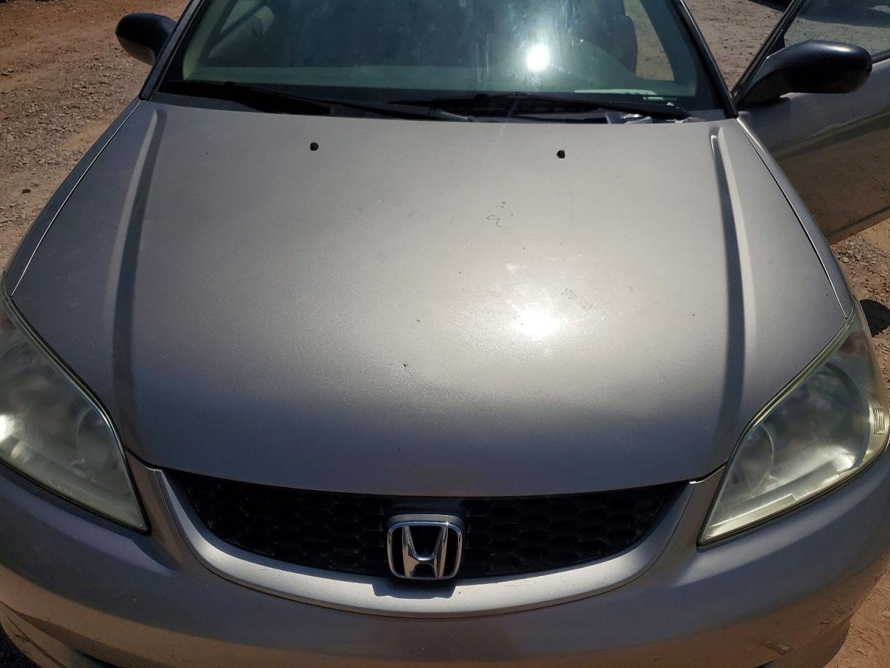 2004 Honda Civic Lx Gray vin: 1HGEM22524L067803