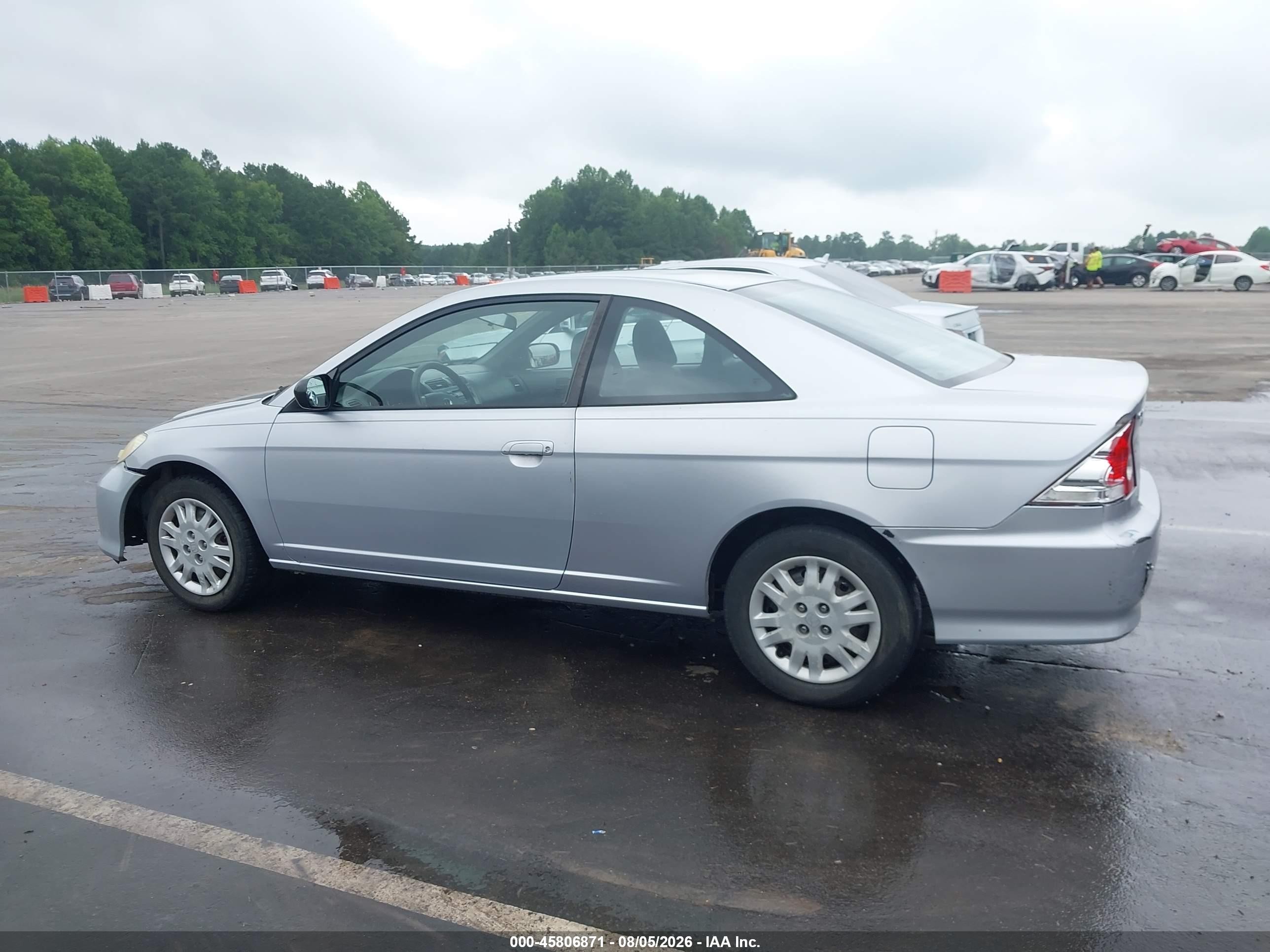 2005 Honda Civic Lx Silver vin: 1HGEM22525L067964