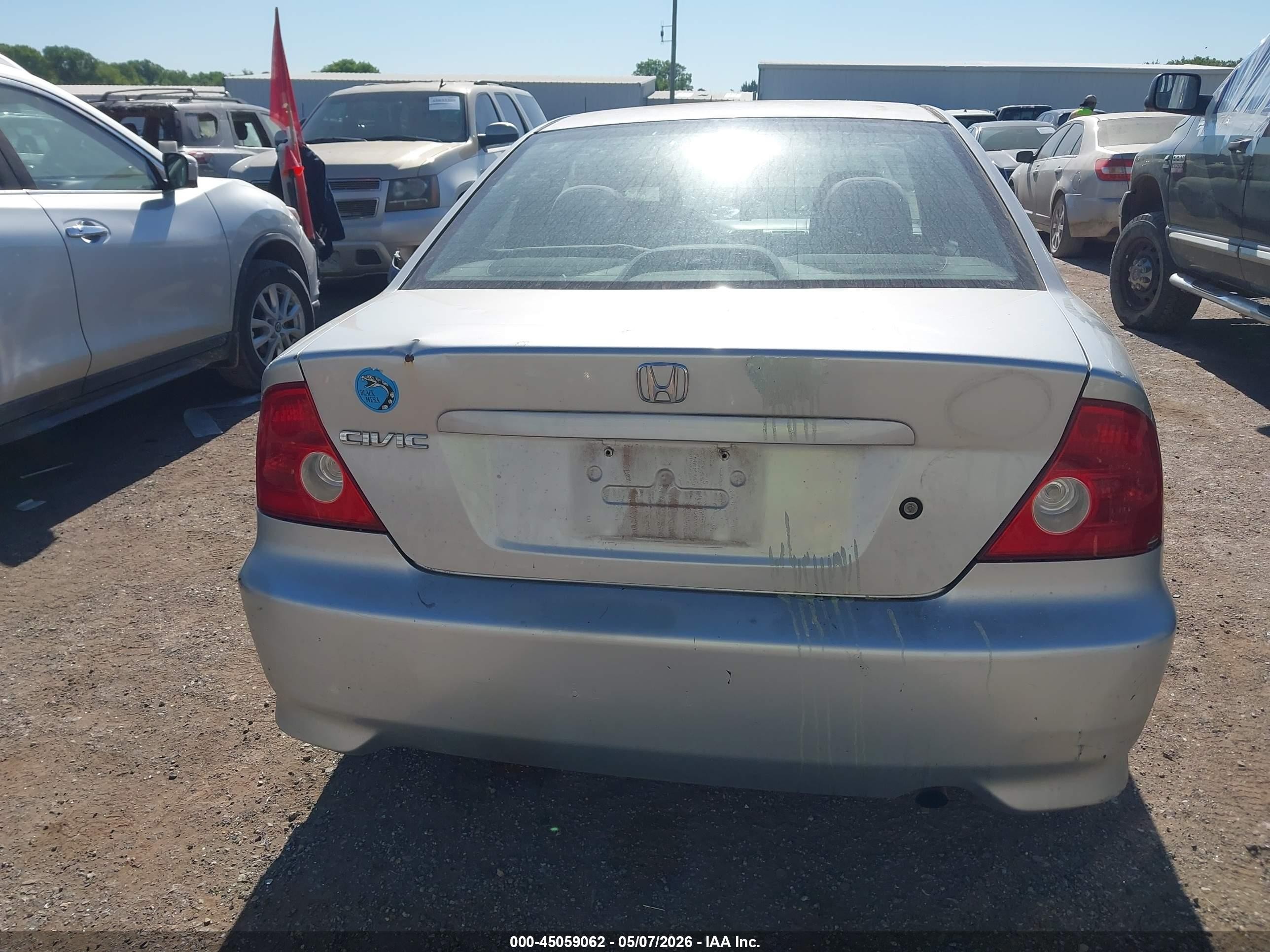 2004 Honda Civic Lx Silver vin: 1HGEM22534L004483