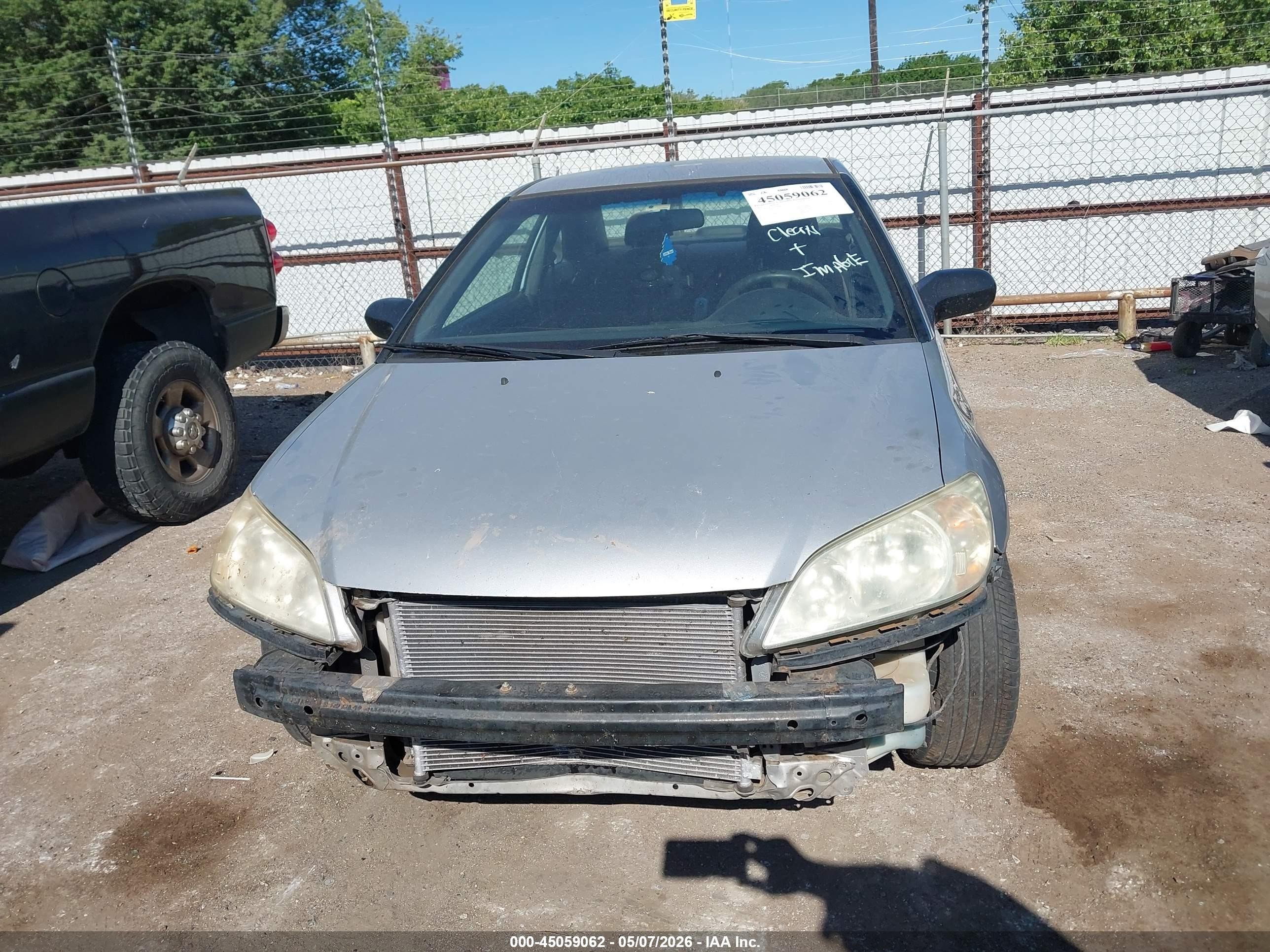 2004 Honda Civic Lx Silver vin: 1HGEM22534L004483