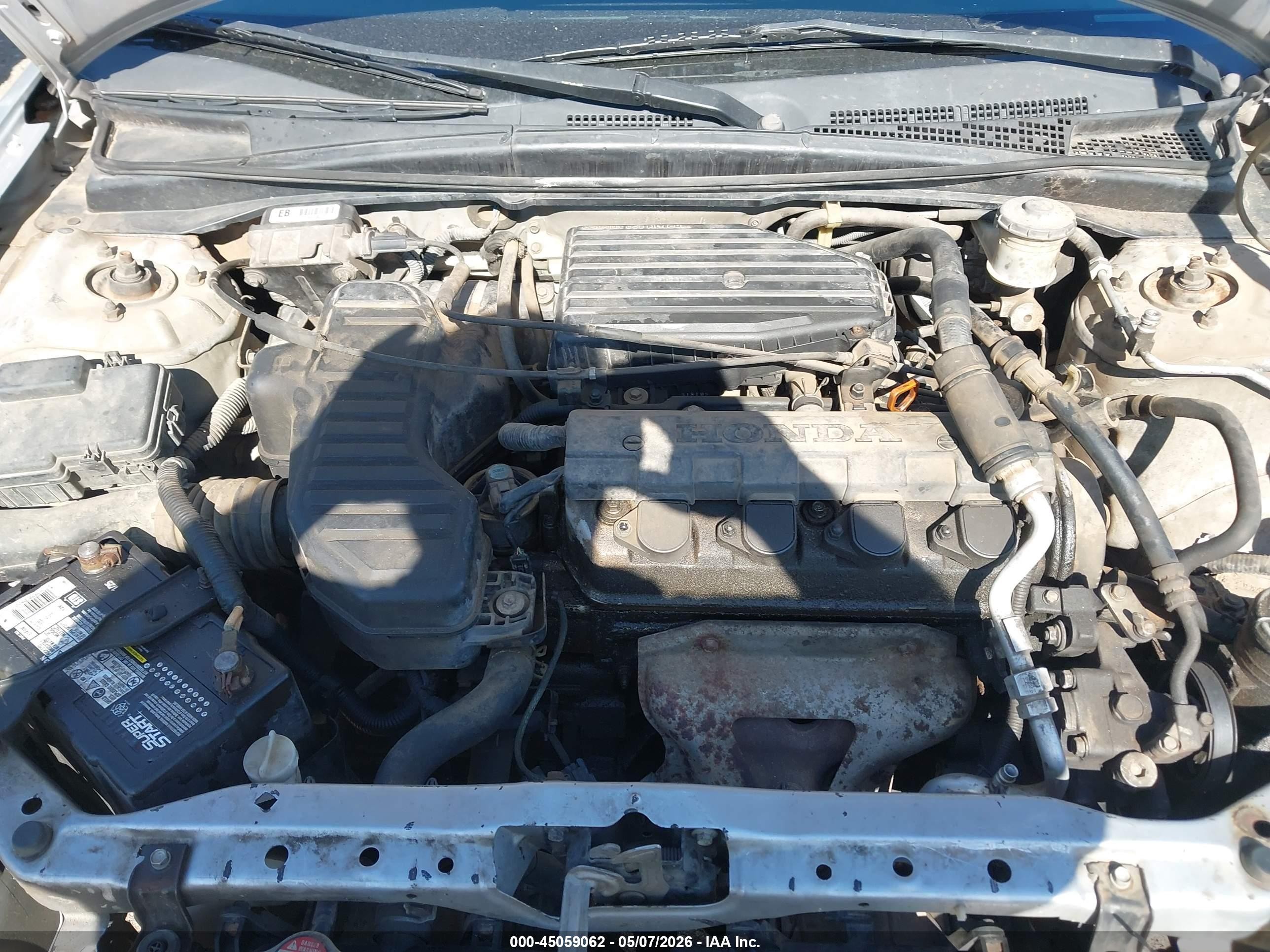 2004 Honda Civic Lx Silver vin: 1HGEM22534L004483
