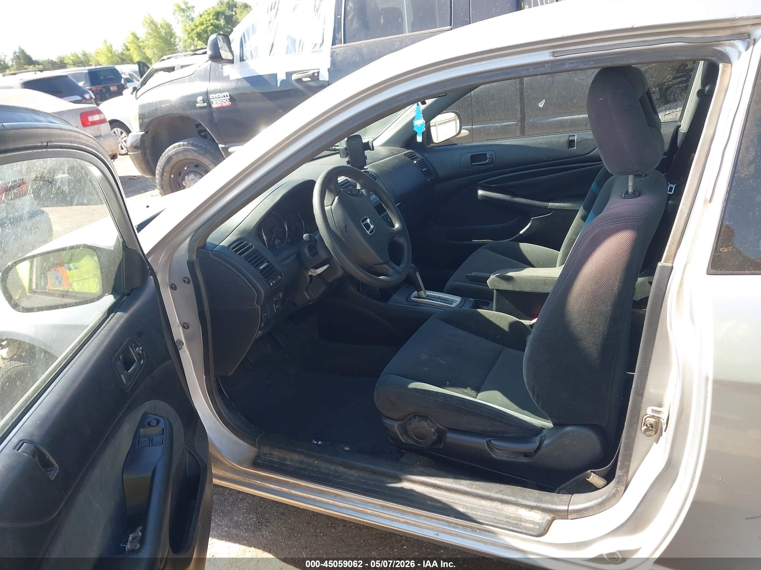 2004 Honda Civic Lx Silver vin: 1HGEM22534L004483