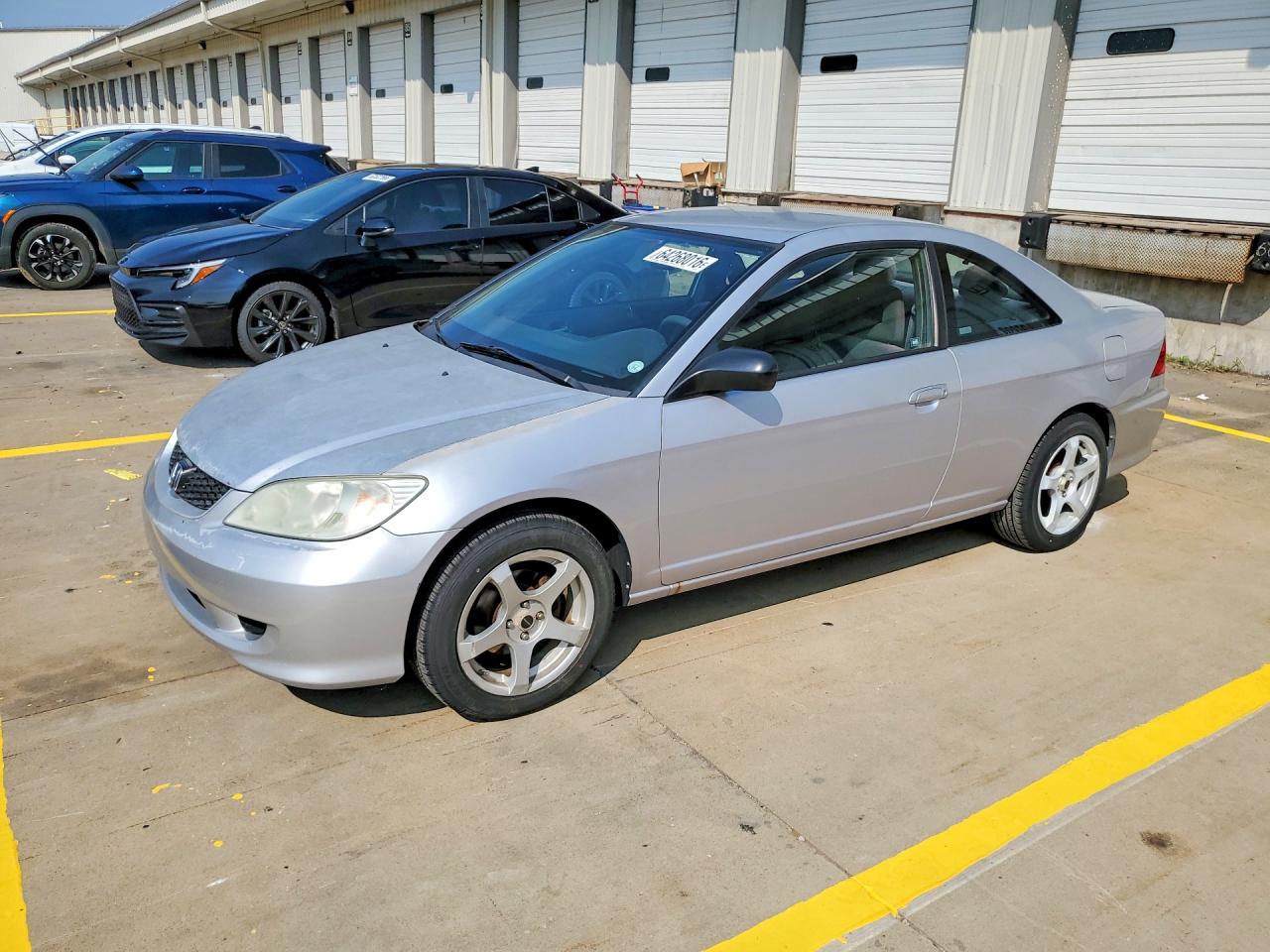 2004 Honda Civic Lx Silver vin: 1HGEM22534L011210