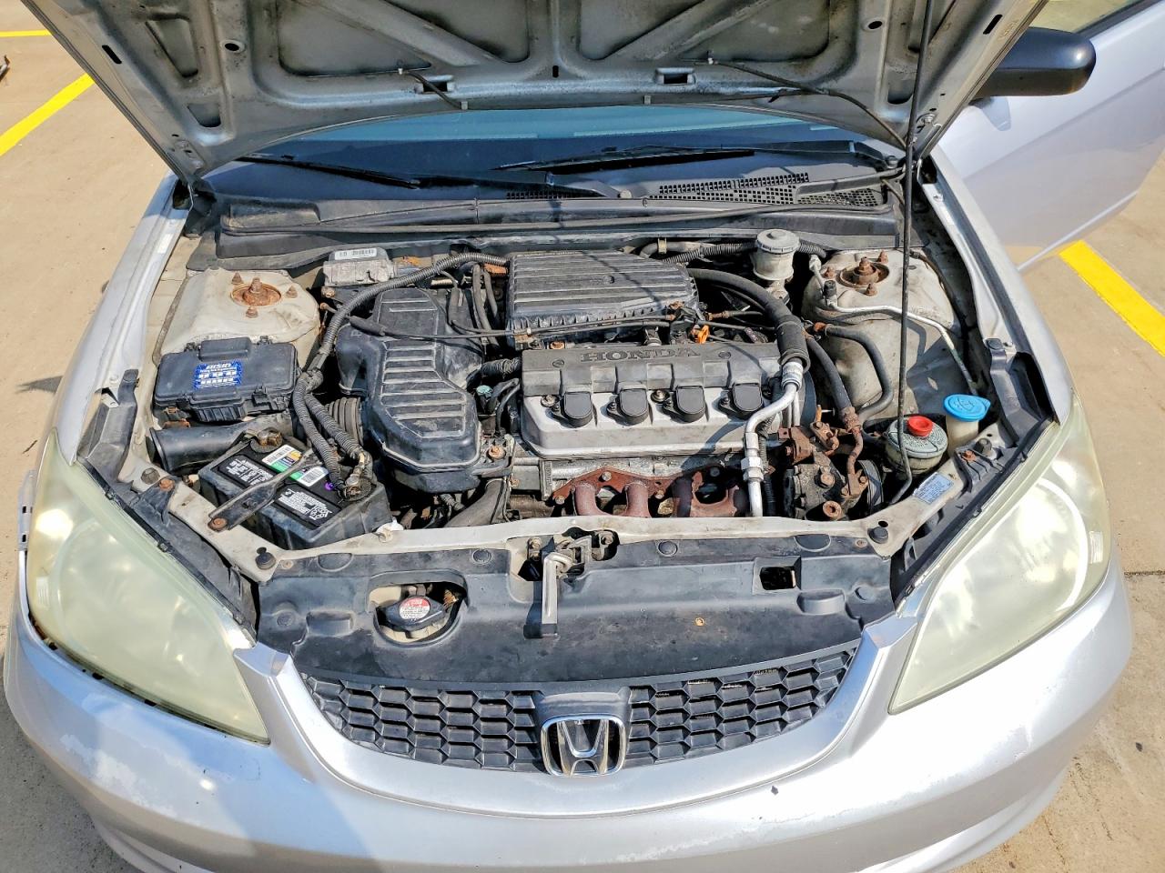 2004 Honda Civic Lx Серебряный vin: 1HGEM22534L011210