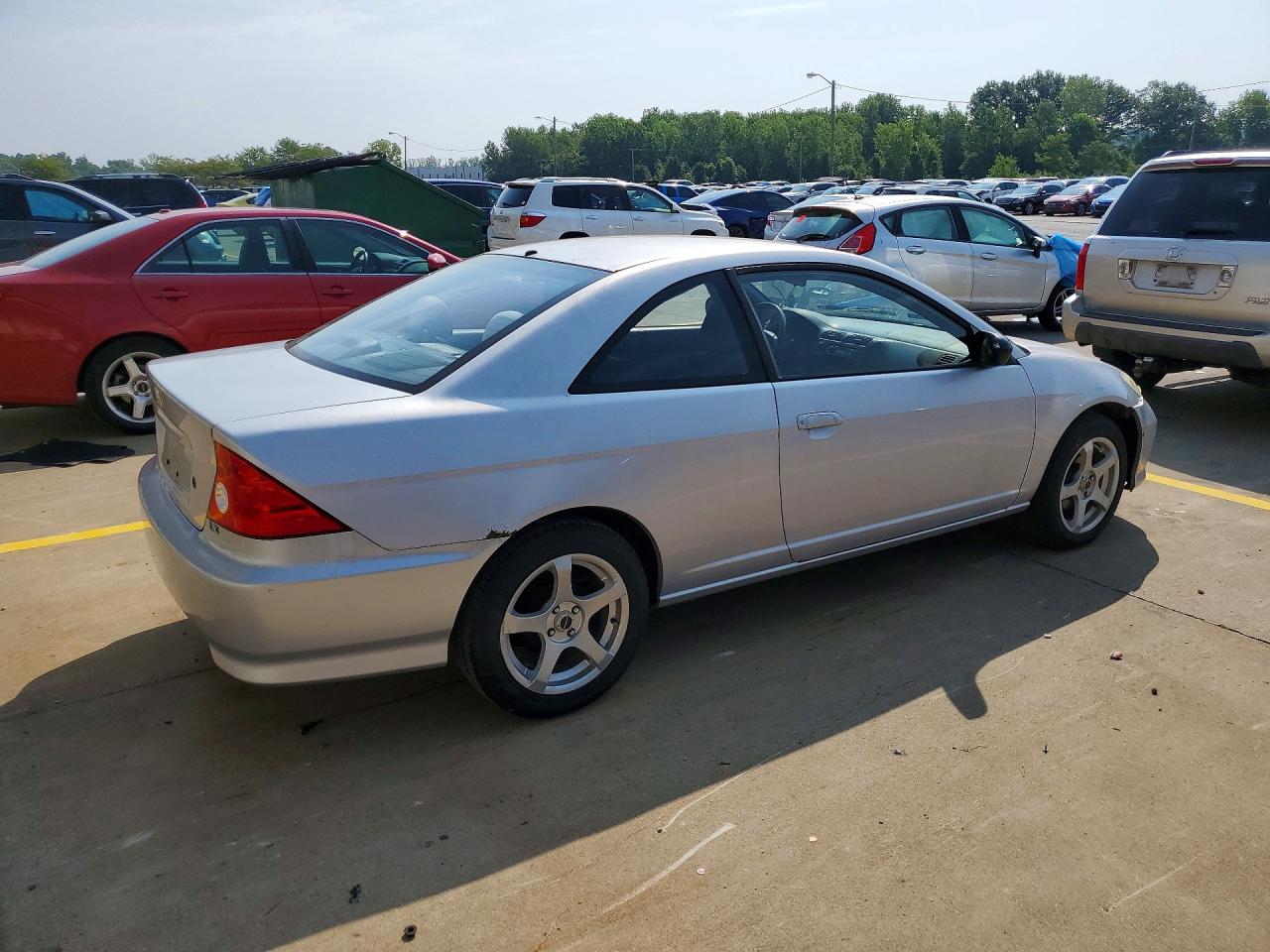 2004 Honda Civic Lx Серебряный vin: 1HGEM22534L011210