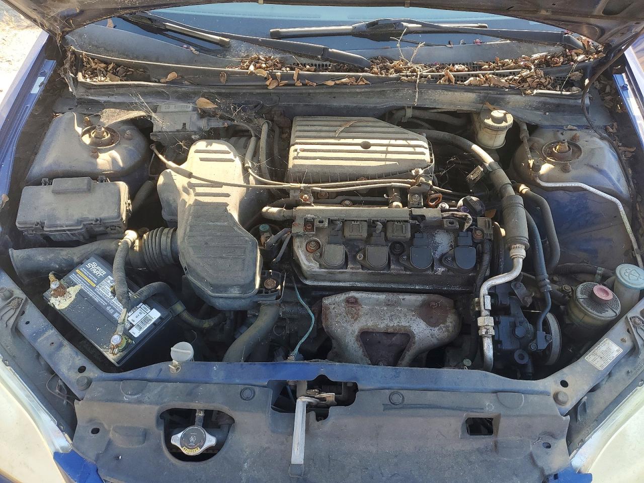 2005 Honda Civic Lx Blue vin: 1HGEM22535L064538