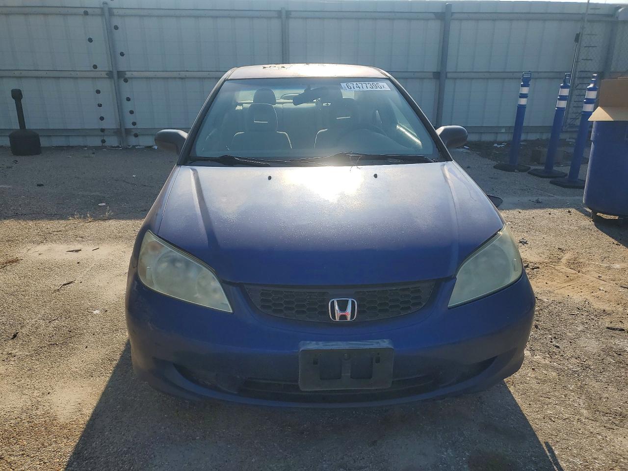 2005 Honda Civic Lx Blue vin: 1HGEM22535L064538