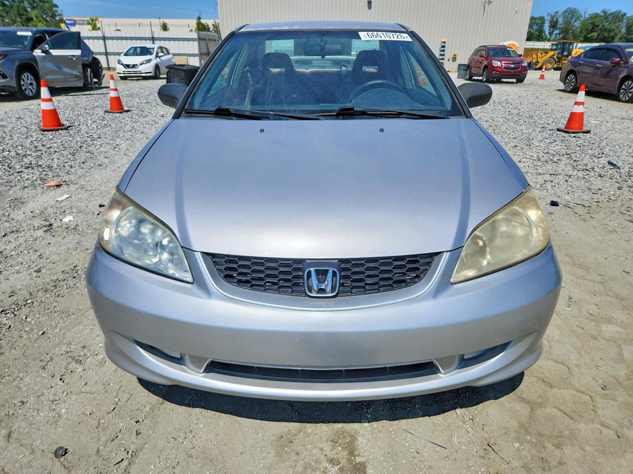 2005 Honda Civic Lx Silver vin: 1HGEM22535L080738