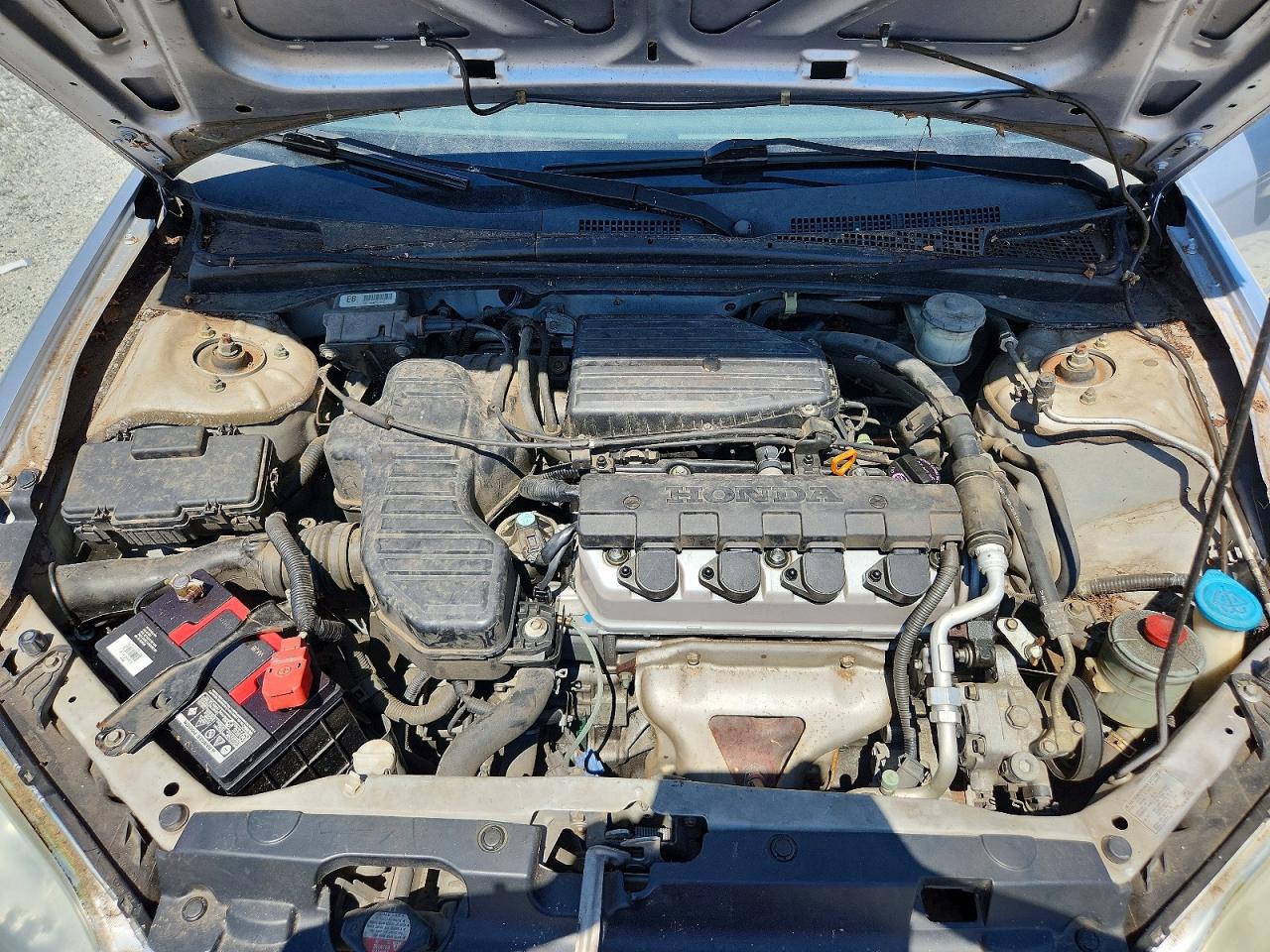 2005 Honda Civic Lx Silver vin: 1HGEM22535L080738