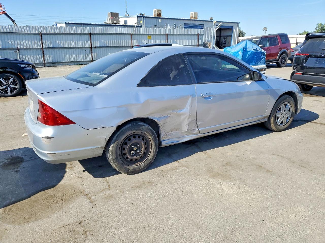 2003 Honda Civic Lx Silver vin: 1HGEM22543L063704