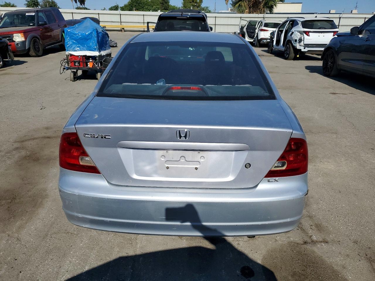 2003 Honda Civic Lx Silver vin: 1HGEM22543L063704