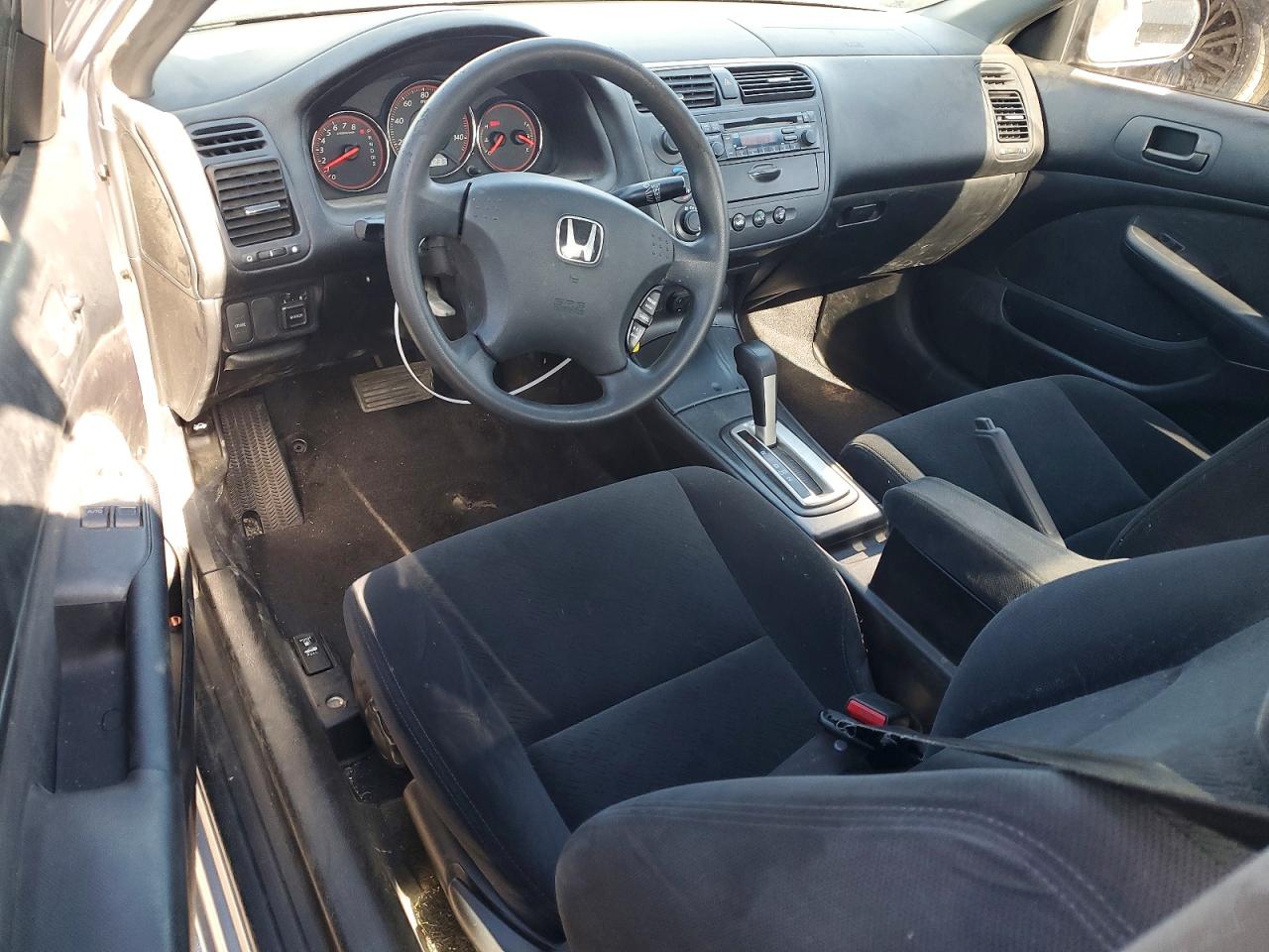 2003 Honda Civic Lx Silver vin: 1HGEM22543L063704
