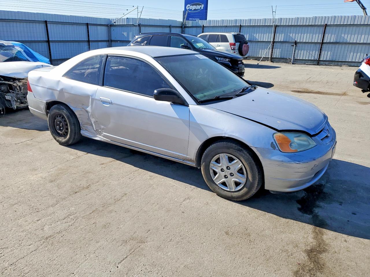 2003 Honda Civic Lx Silver vin: 1HGEM22543L063704