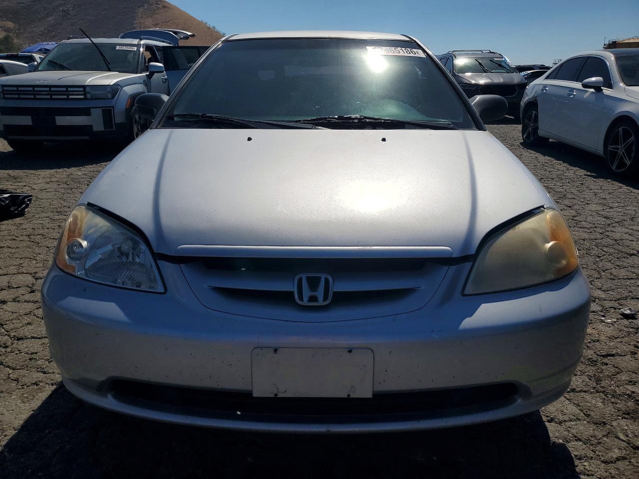 2001 Honda Civic Lx Silver vin: 1HGEM22551L007252