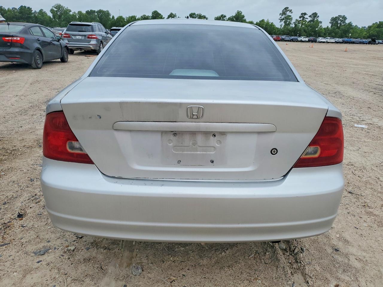 2003 Honda Civic Lx Silver vin: 1HGEM22553L044479