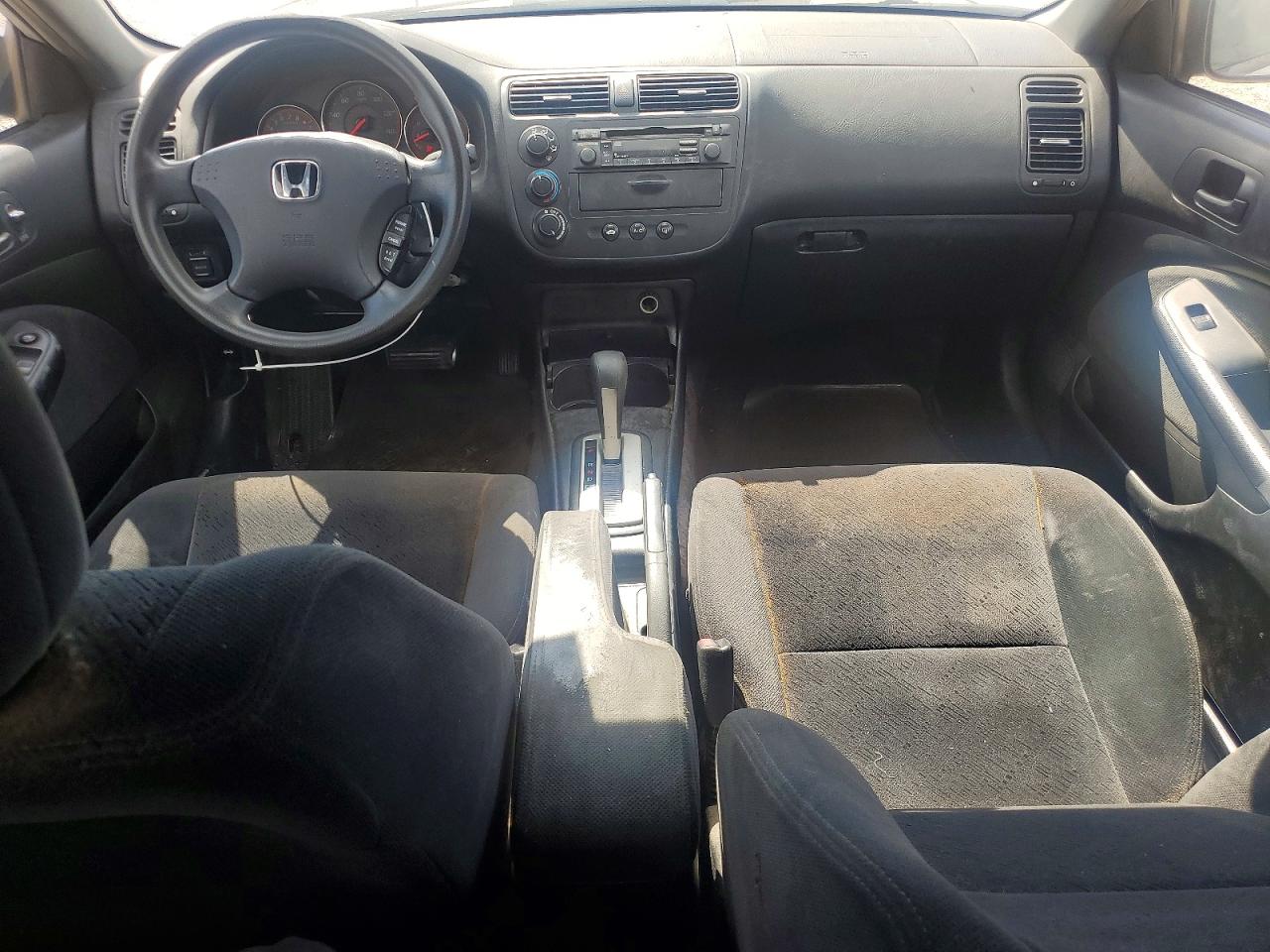 2004 Honda Civic Lx Silver vin: 1HGEM22554L010902
