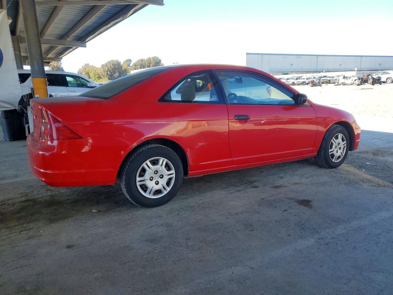 2001 Honda Civic Lx Red vin: 1HGEM22561L034945
