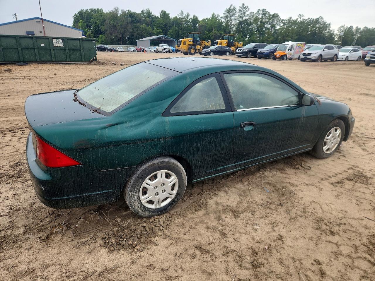 2001 Honda Civic Lx Green vin: 1HGEM22561L042088