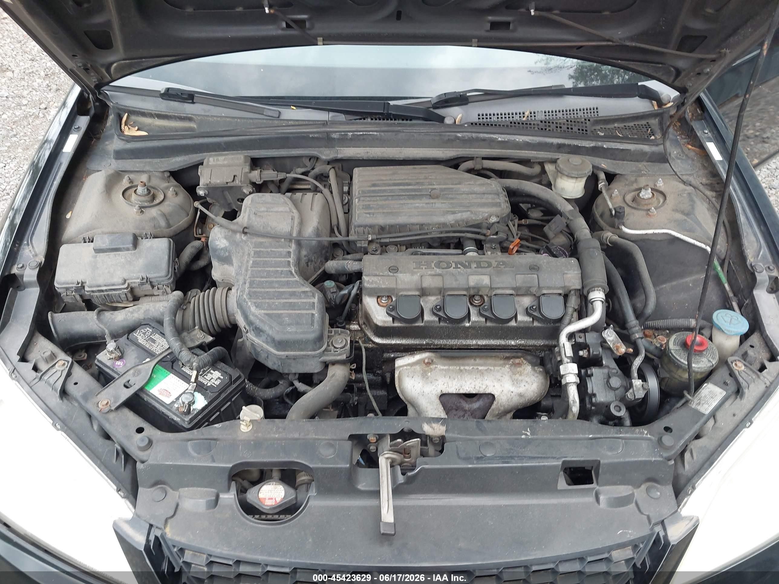 2005 Honda Civic Lx Black vin: 1HGEM22565L073010