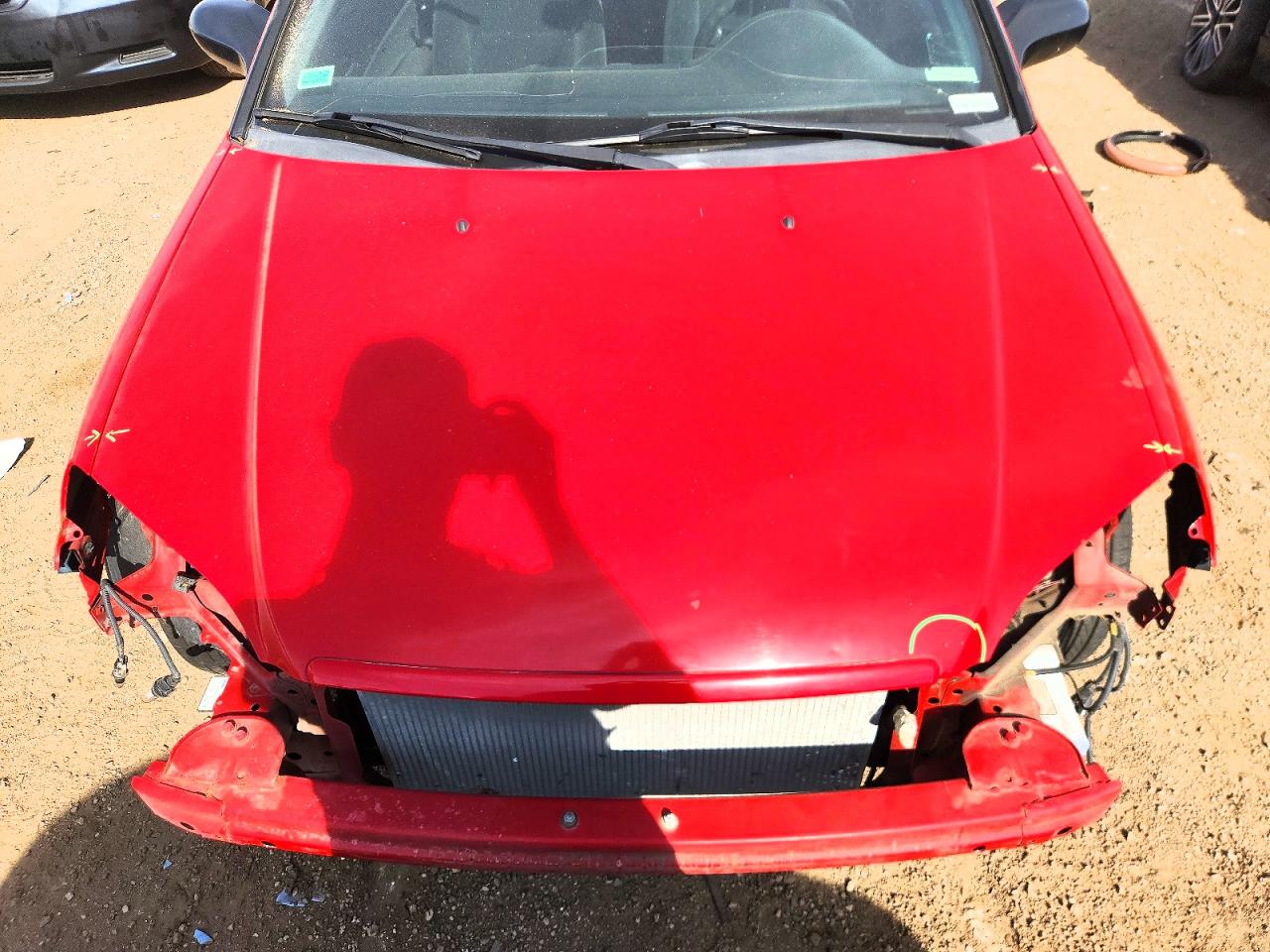 2003 Honda Civic Lx Red vin: 1HGEM22573L006137