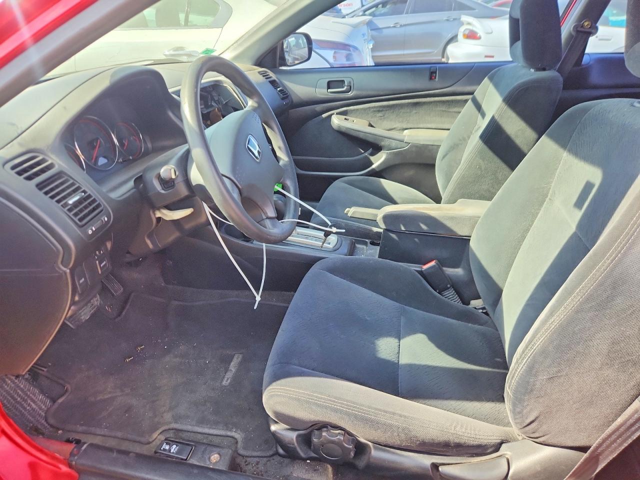 2003 Honda Civic Lx Red vin: 1HGEM22573L006137