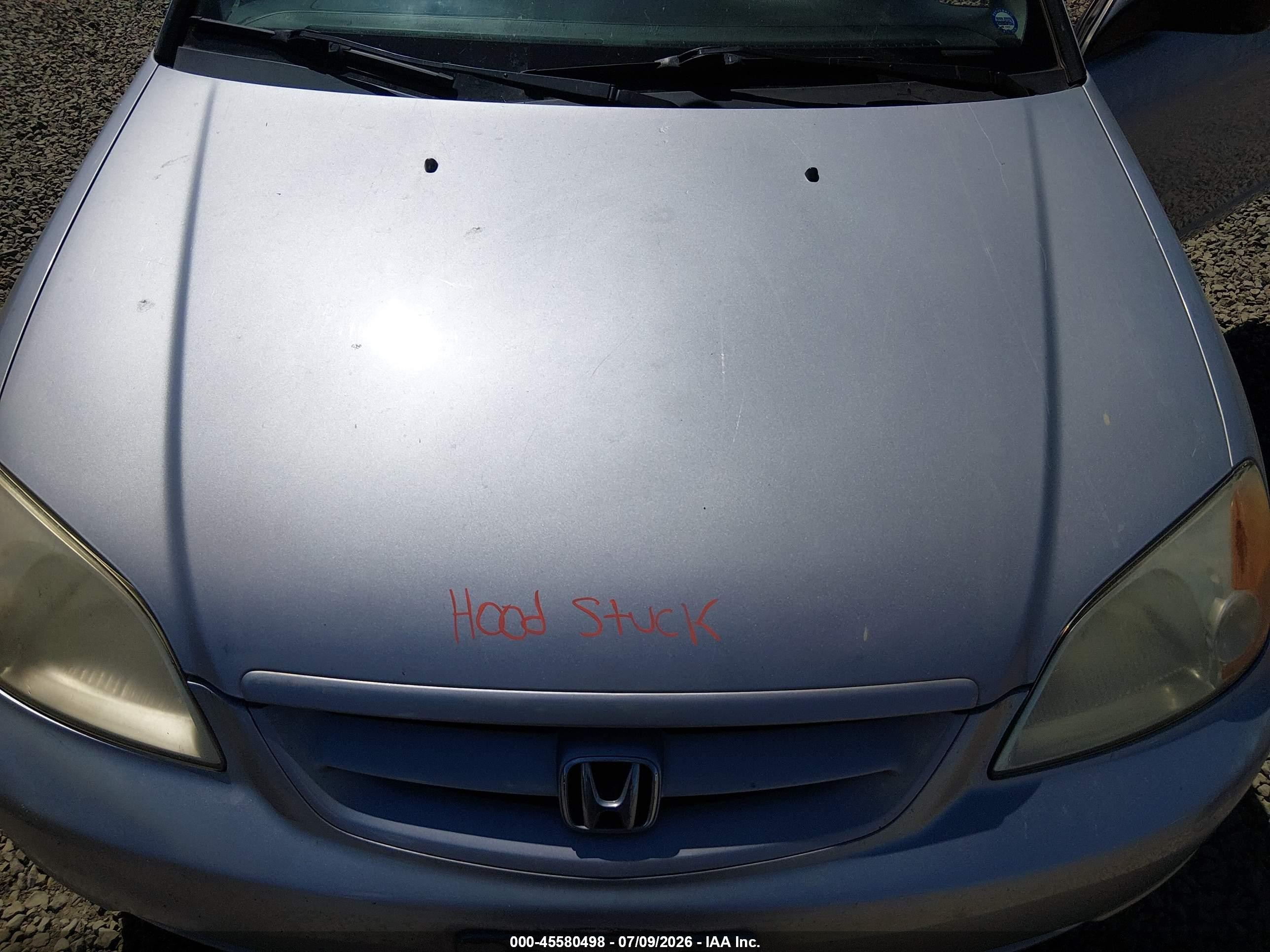 2003 Honda Civic Lx Silver vin: 1HGEM22573L062823