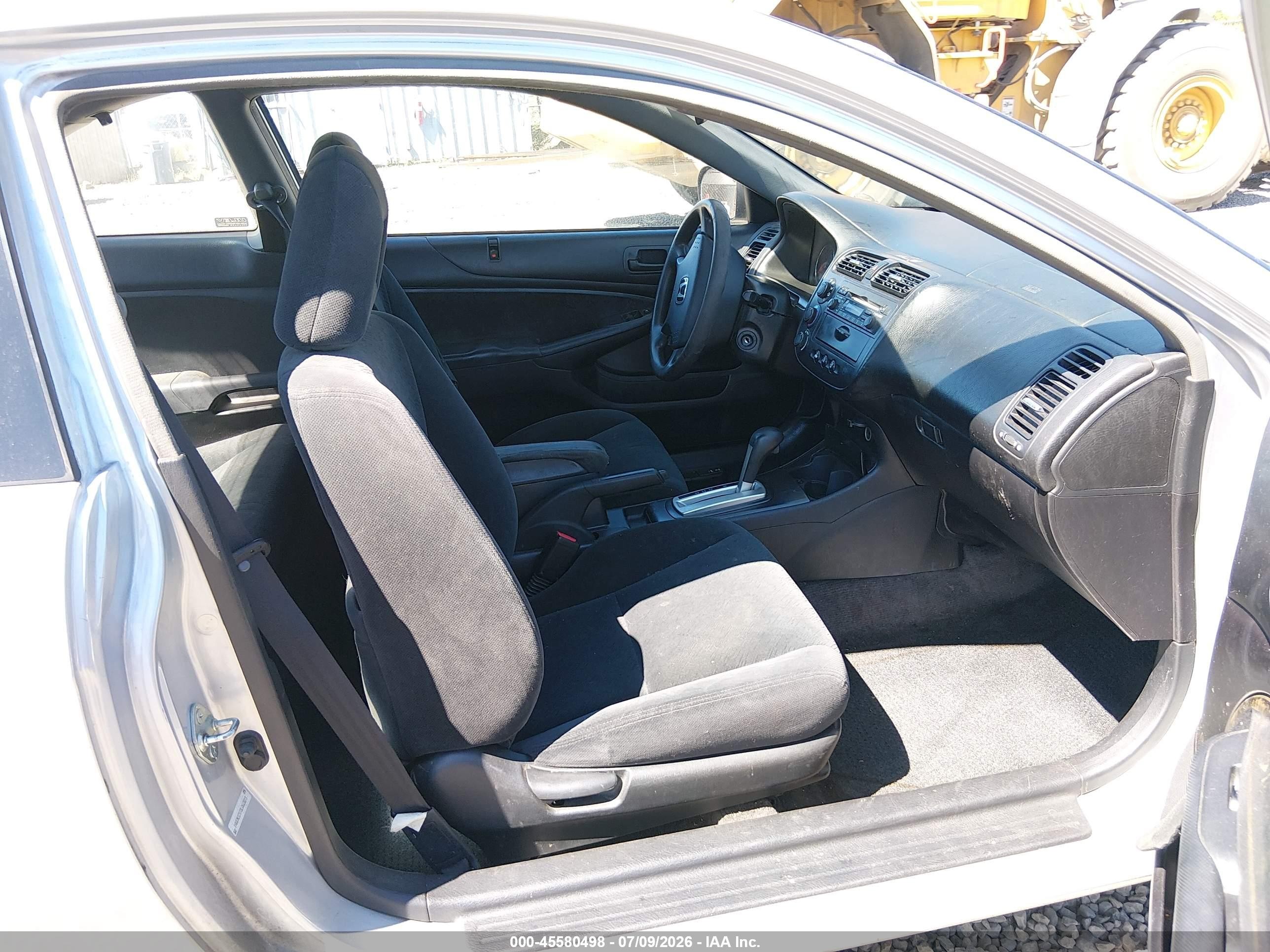 2003 Honda Civic Lx Silver vin: 1HGEM22573L062823