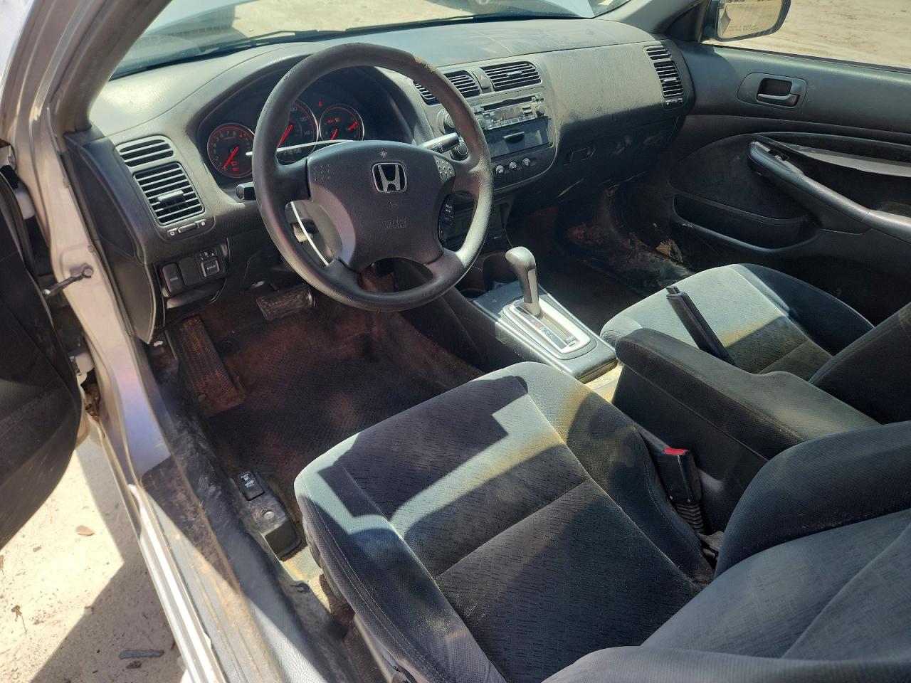 2004 Honda Civic Lx Silver vin: 1HGEM22574L063536