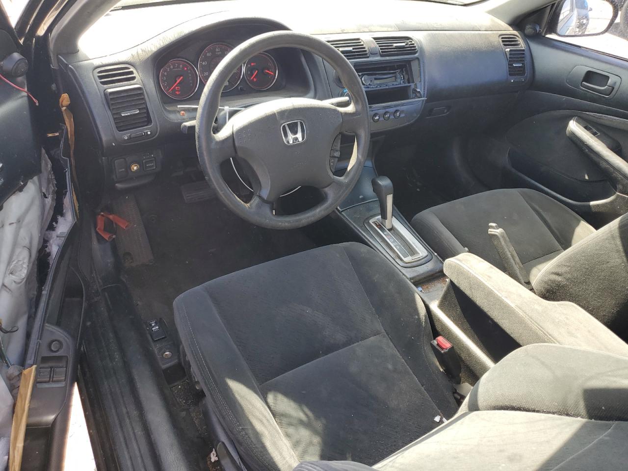 2004 Honda Civic Lx Black vin: 1HGEM22574L071104