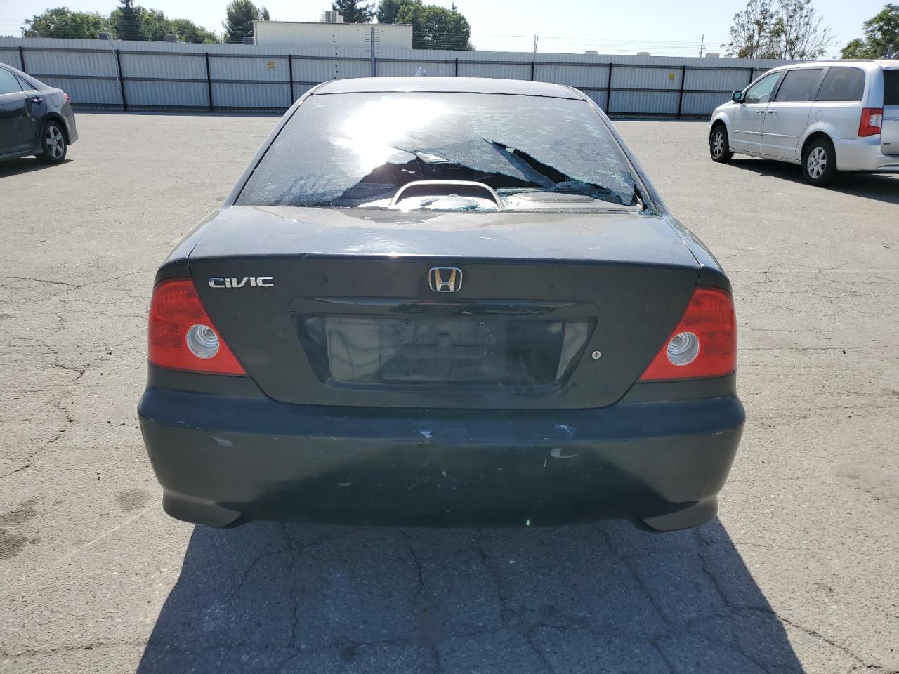2004 Honda Civic Lx Black vin: 1HGEM22574L071104
