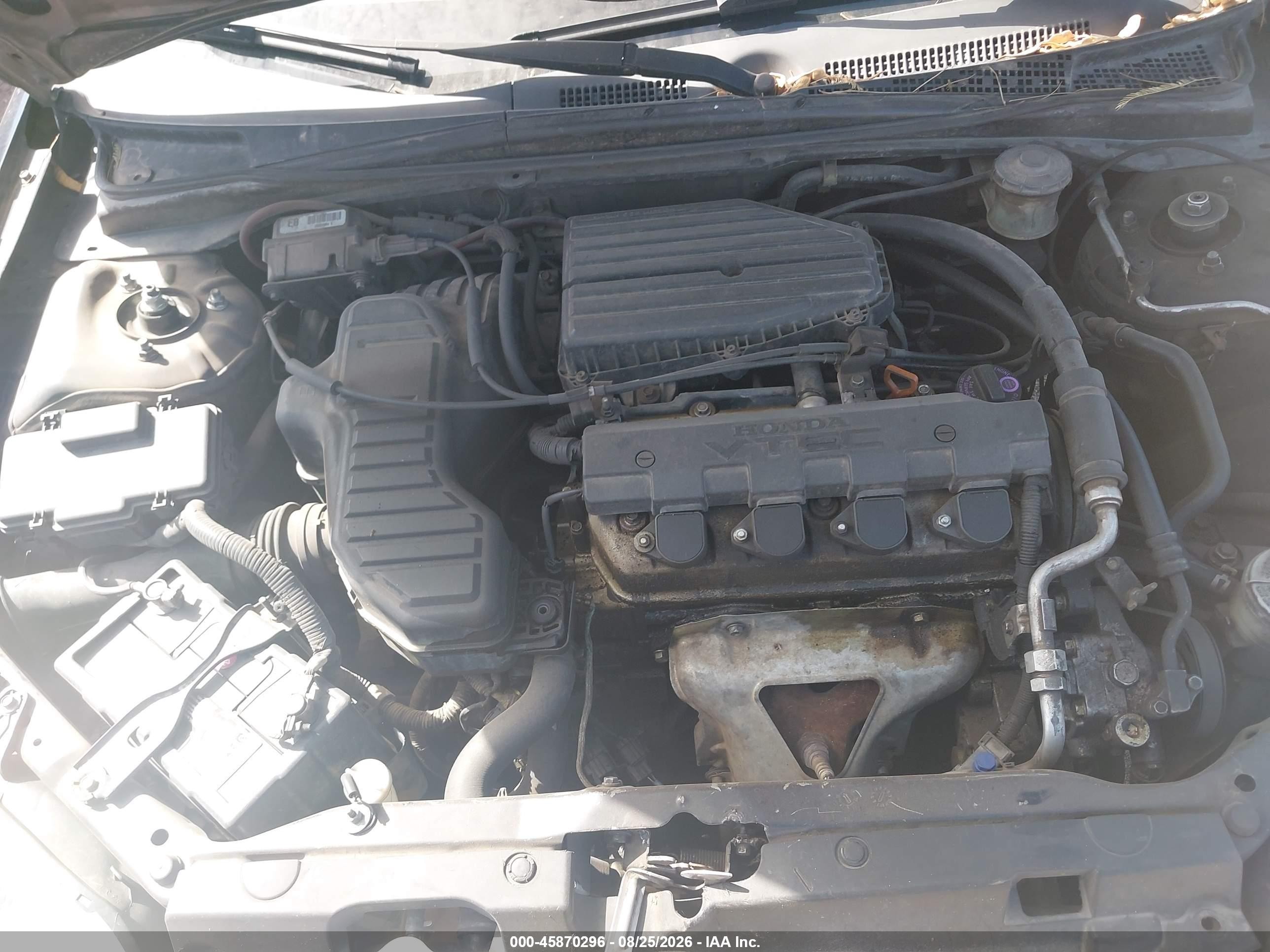 2001 Honda Civic Lx Black vin: 1HGEM22581L048006