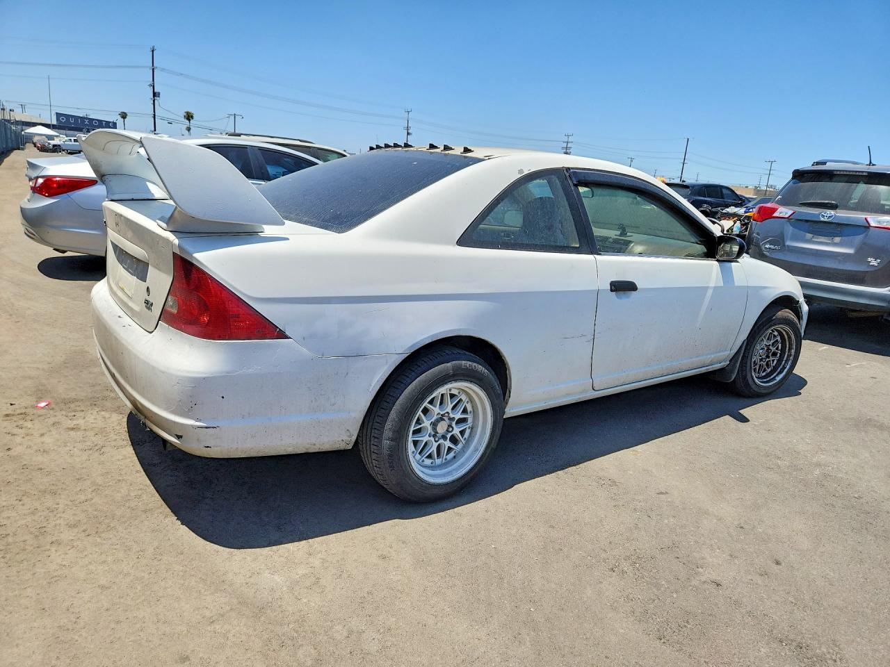 2001 Honda Civic Lx Белый vin: 1HGEM22581L077506