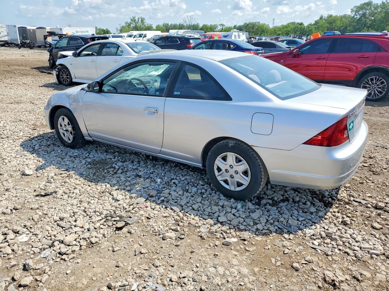 2003 Honda Civic Lx Silver vin: 1HGEM22583L001111