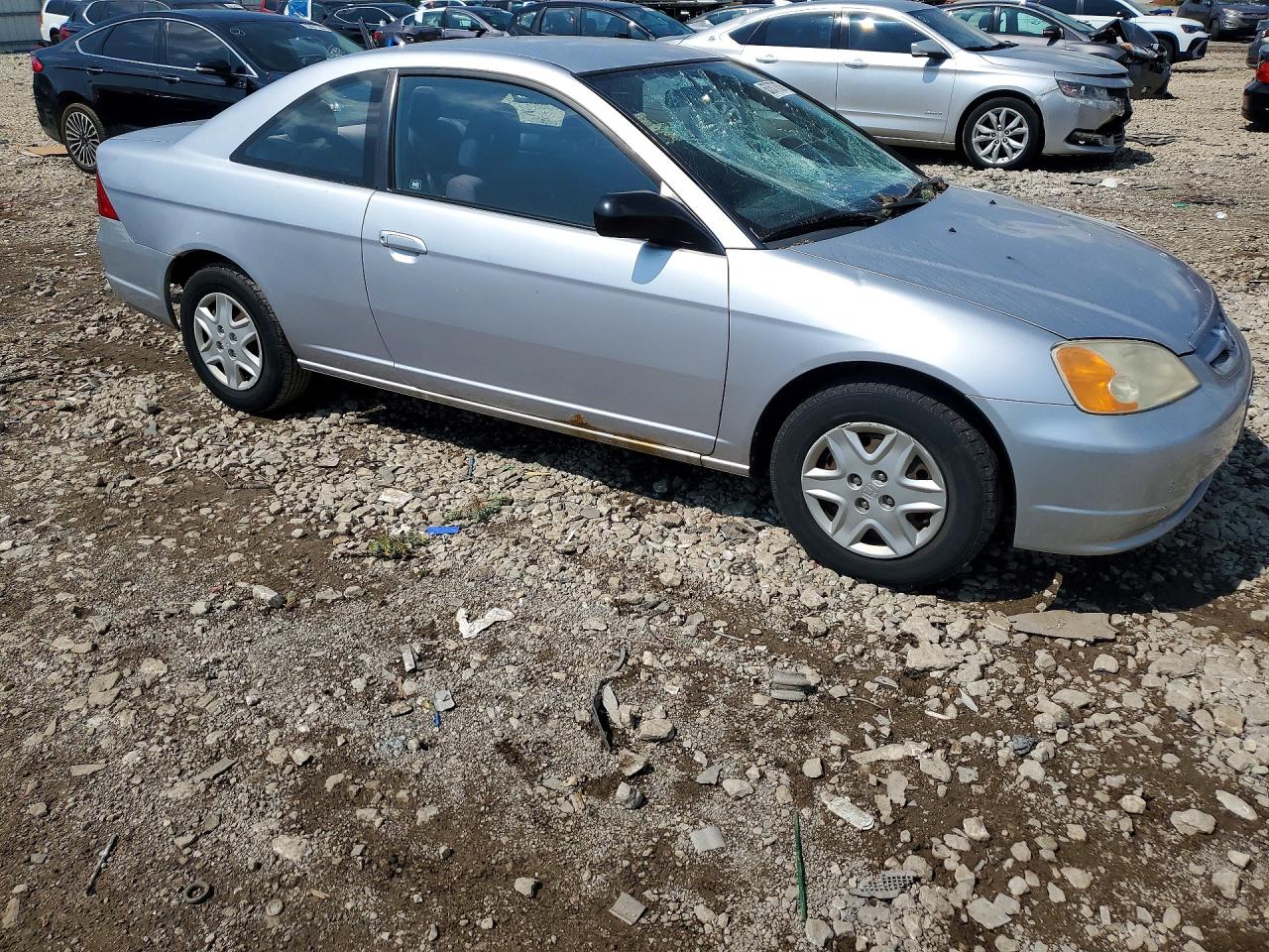 2003 Honda Civic Lx Silver vin: 1HGEM22583L001111