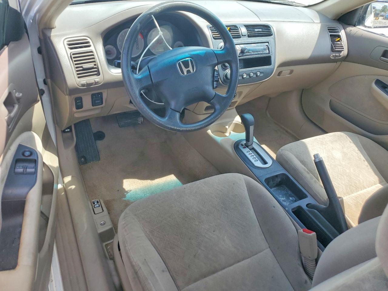 2001 Honda Civic Lx White vin: 1HGEM22591L038469